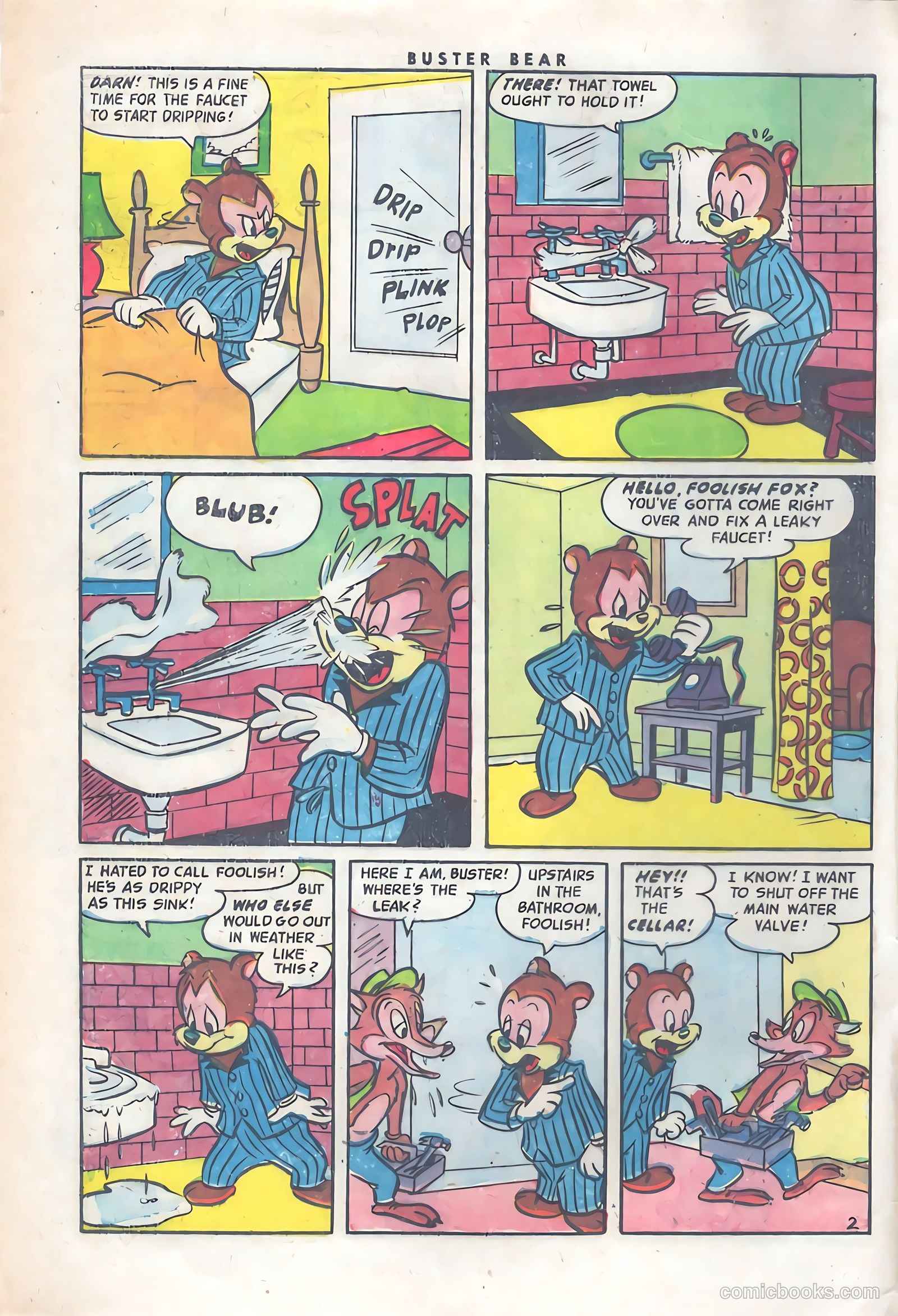 Buster Bear #5 (1954) — page 4 of 36