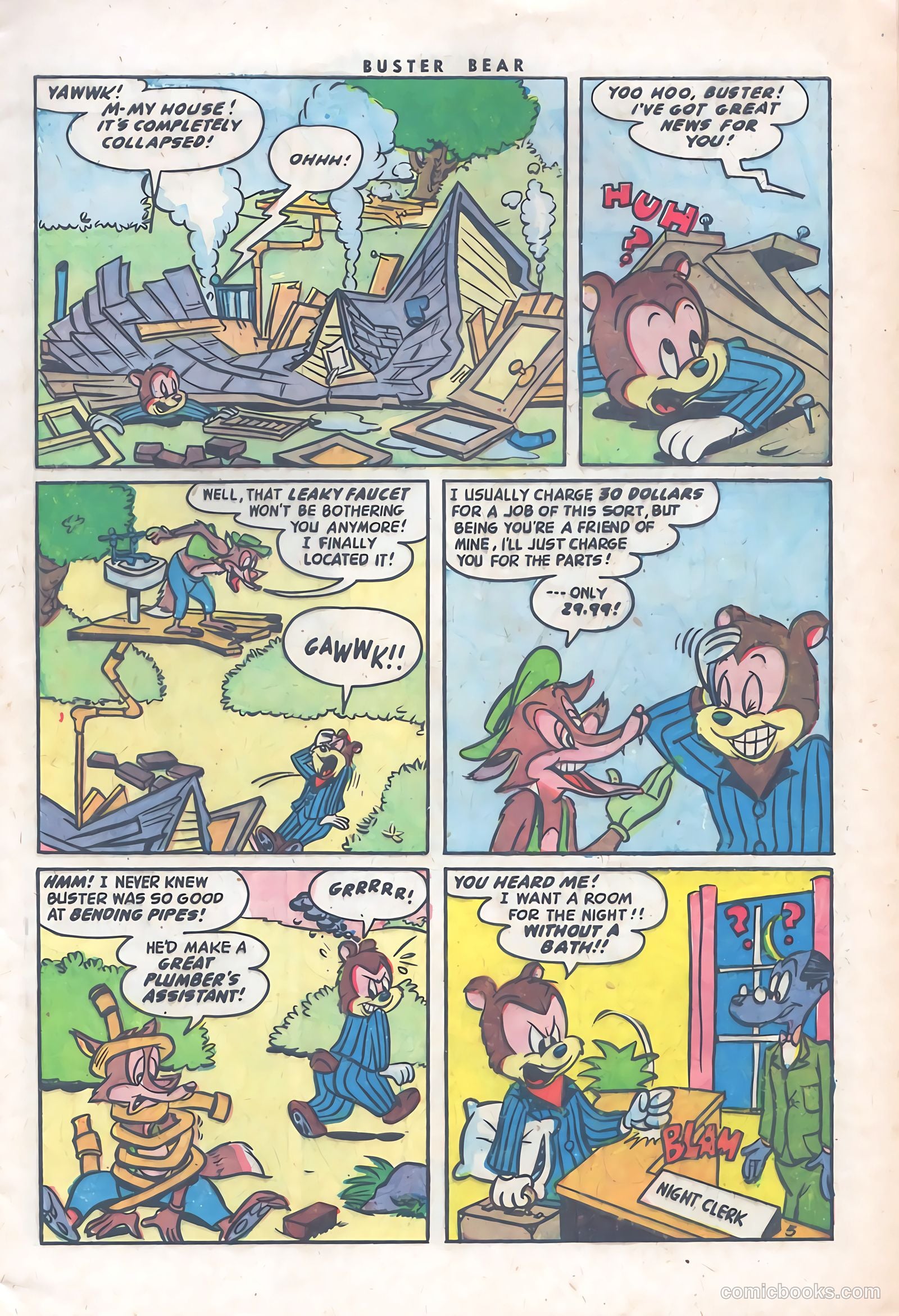Buster Bear #5 (1954) — page 7 of 36