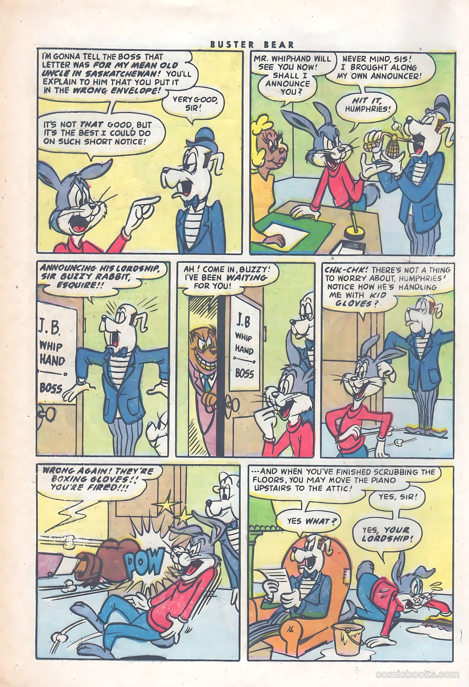 Buster Bear #5 (1954) — page 12 of 36