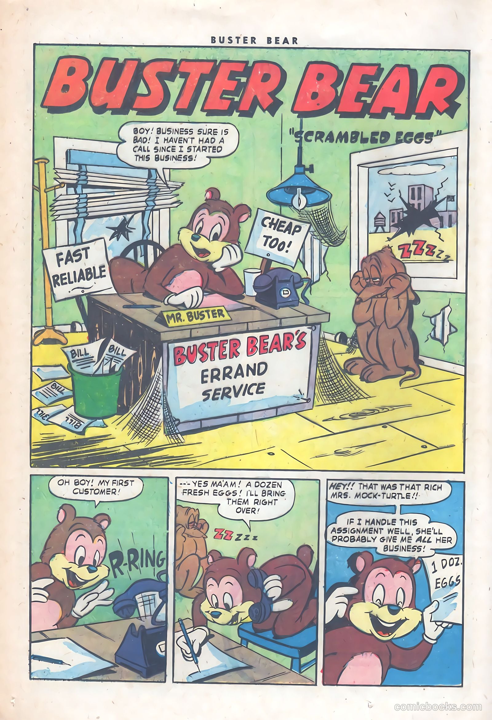 Buster Bear #5 (1954) — page 14 of 36