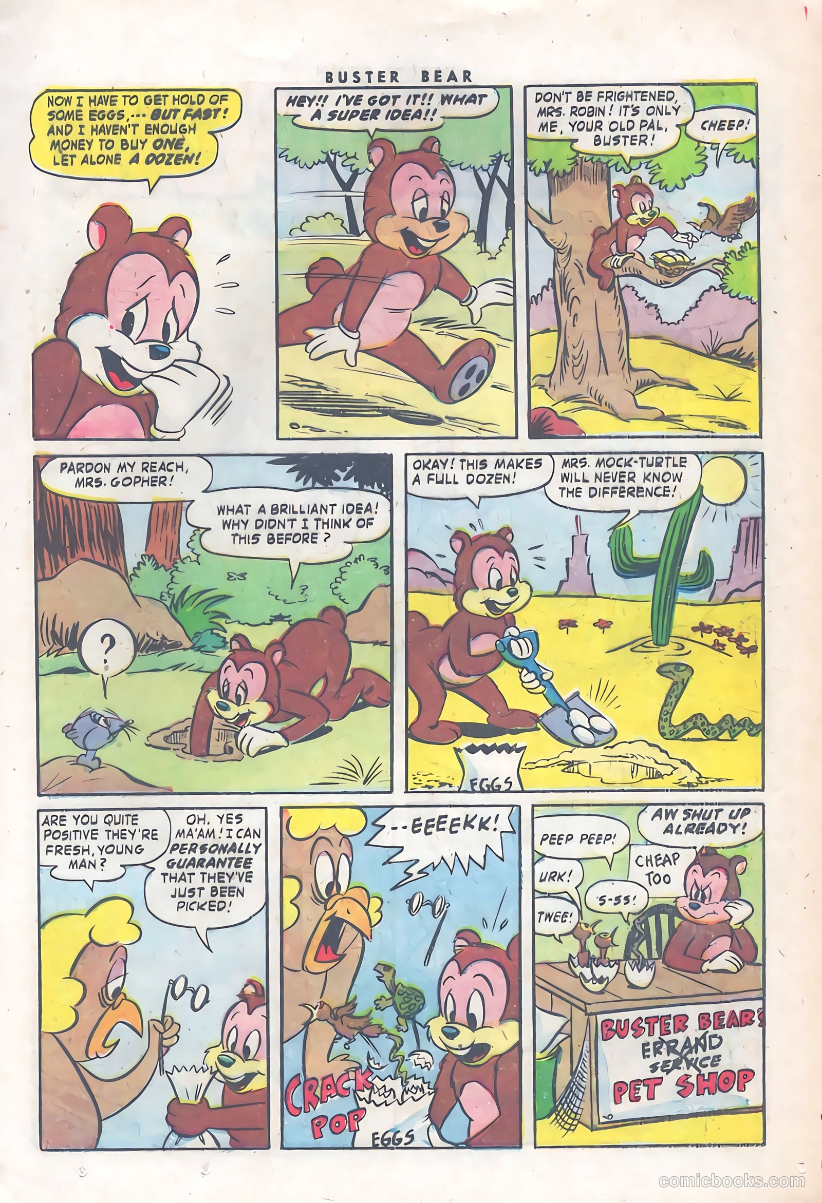 Buster Bear #5 (1954) — page 17 of 36