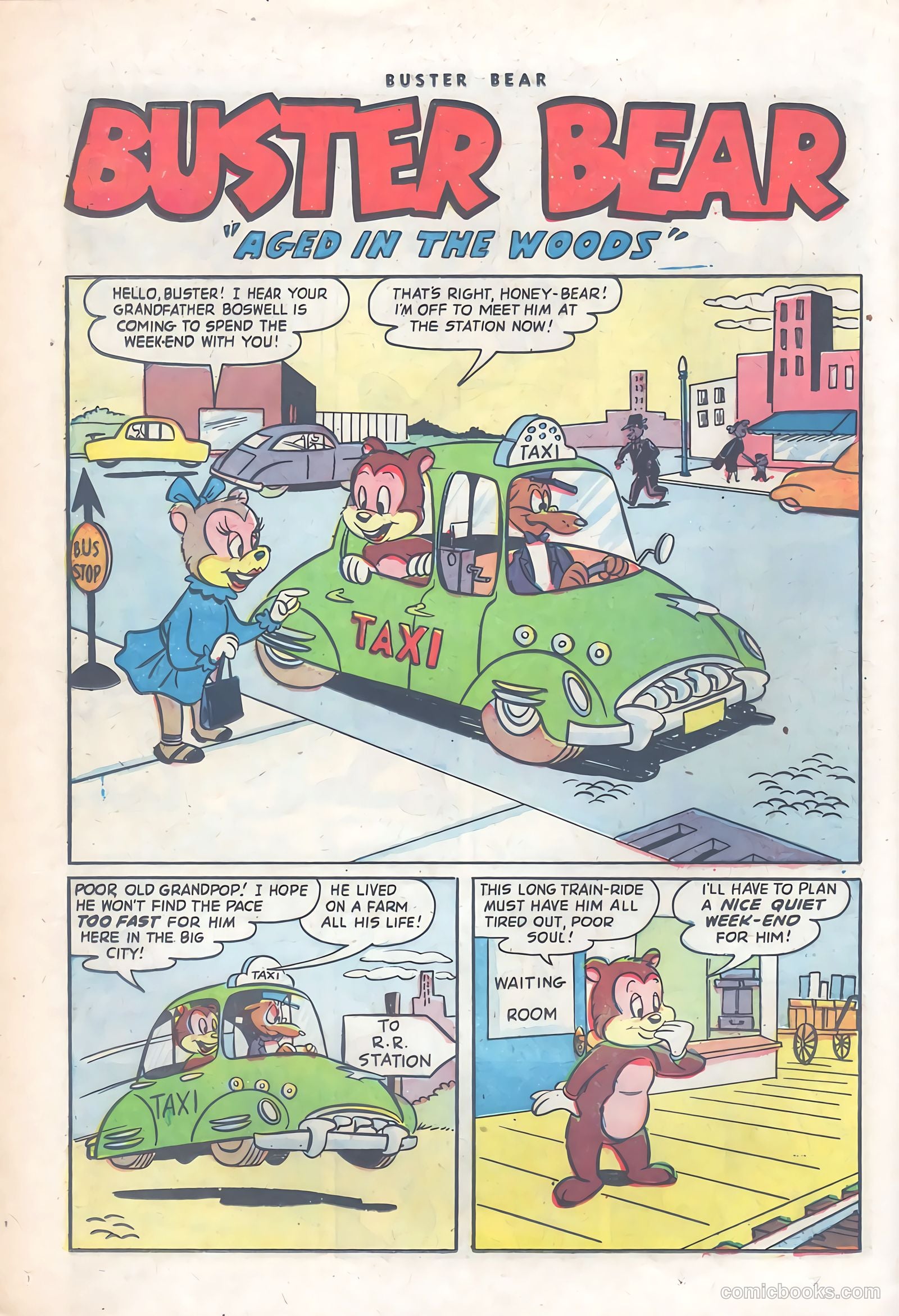 Buster Bear #5 (1954) — page 18 of 36