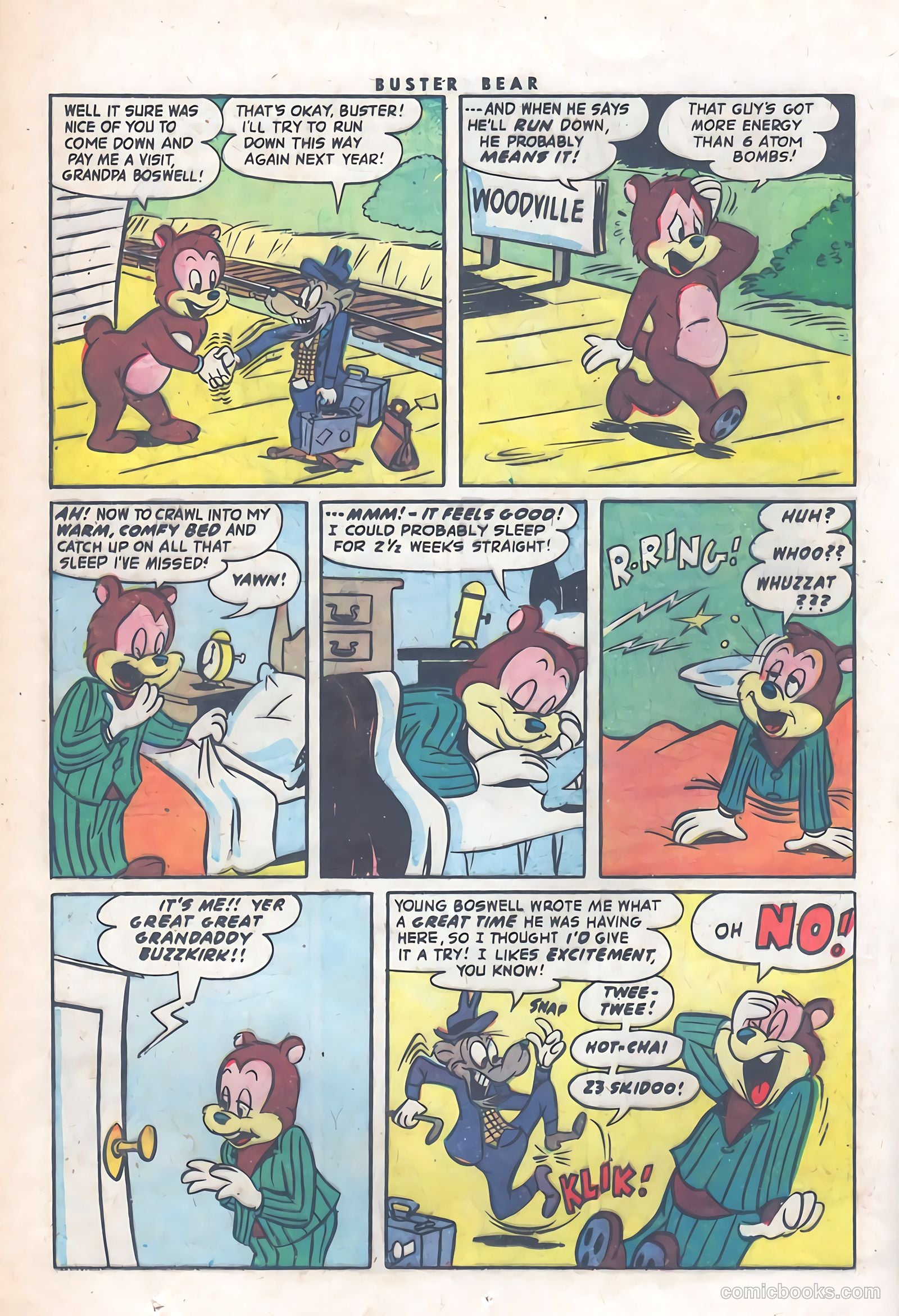 Buster Bear #5 (1954) — page 22 of 36