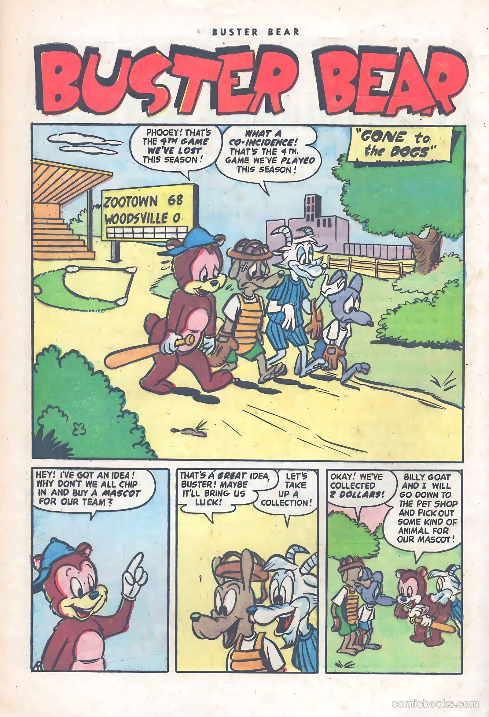Buster Bear #5 (1954) — page 30 of 36