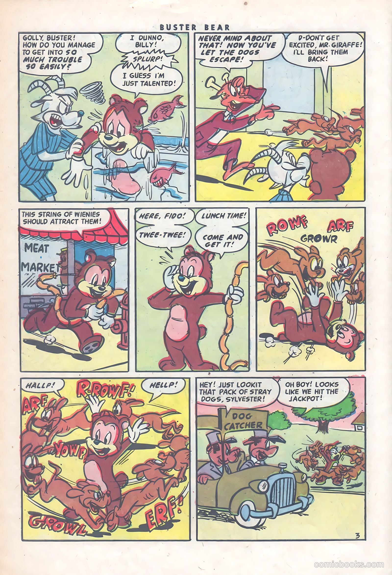 Buster Bear #5 (1954) — page 32 of 36
