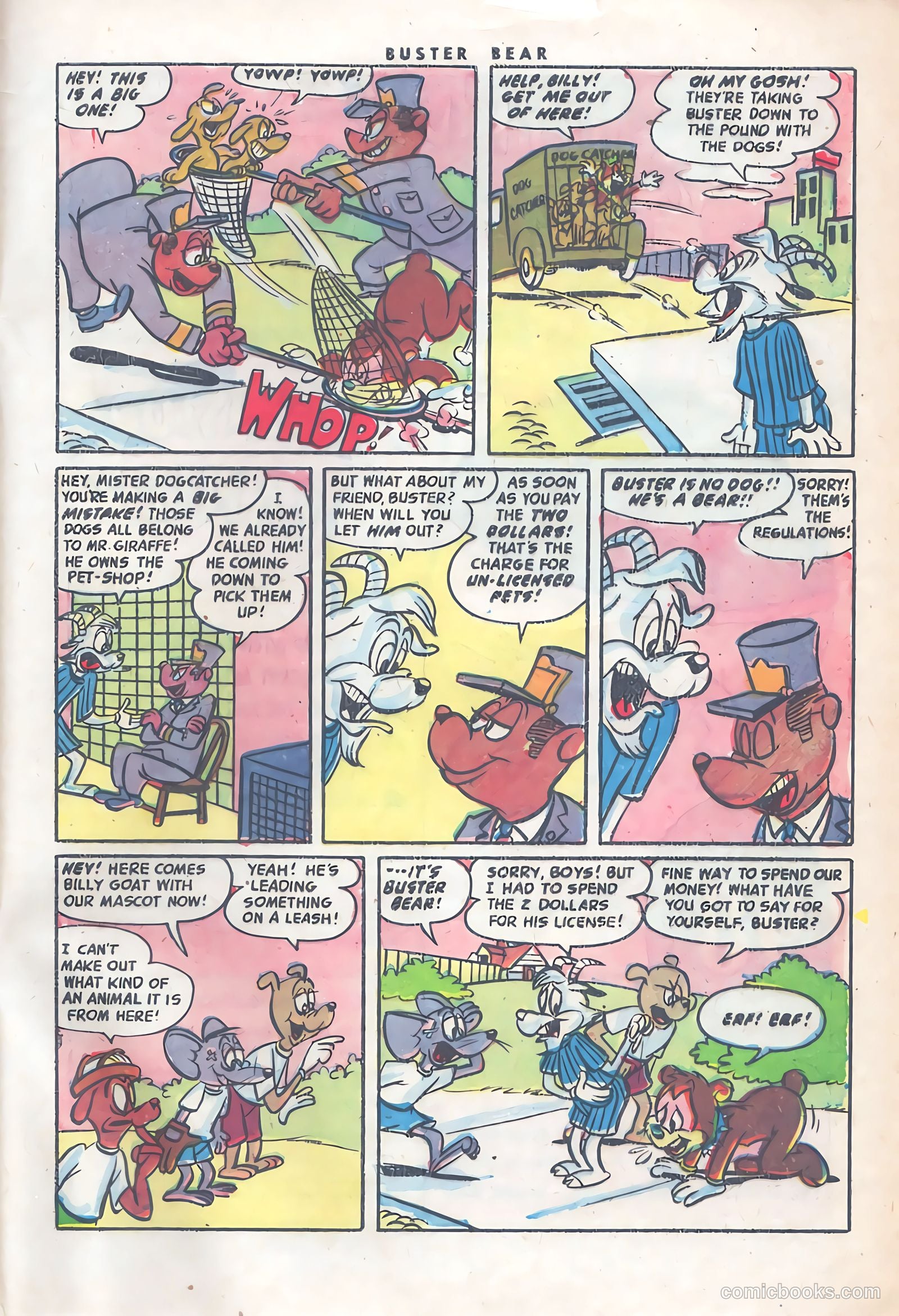 Buster Bear #5 (1954) — page 33 of 36