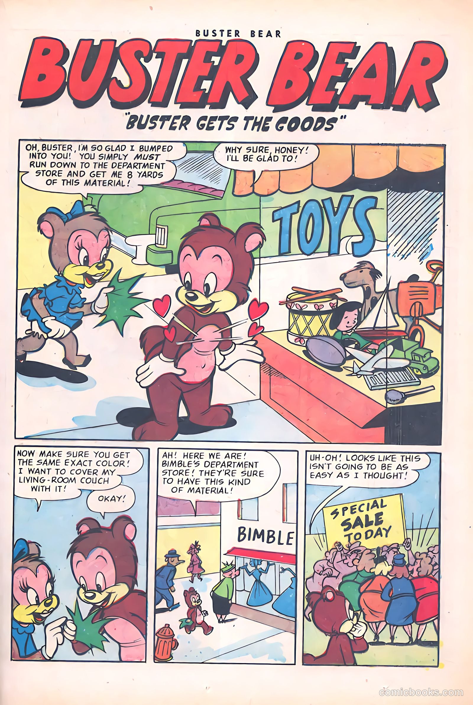 Buster Bear #6 (1954) — page 23 of 36