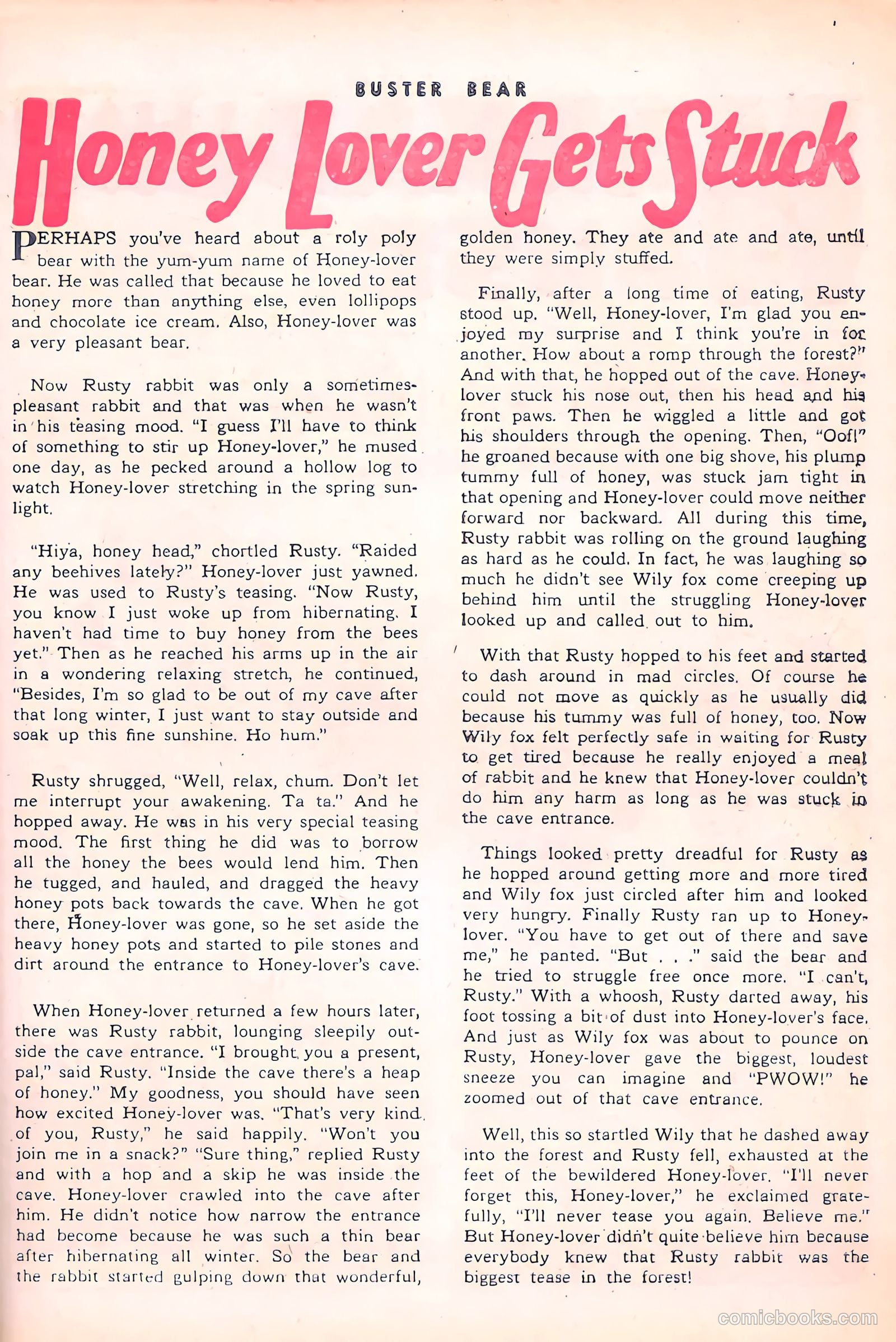 Buster Bear #6 (1954) — page 27 of 36