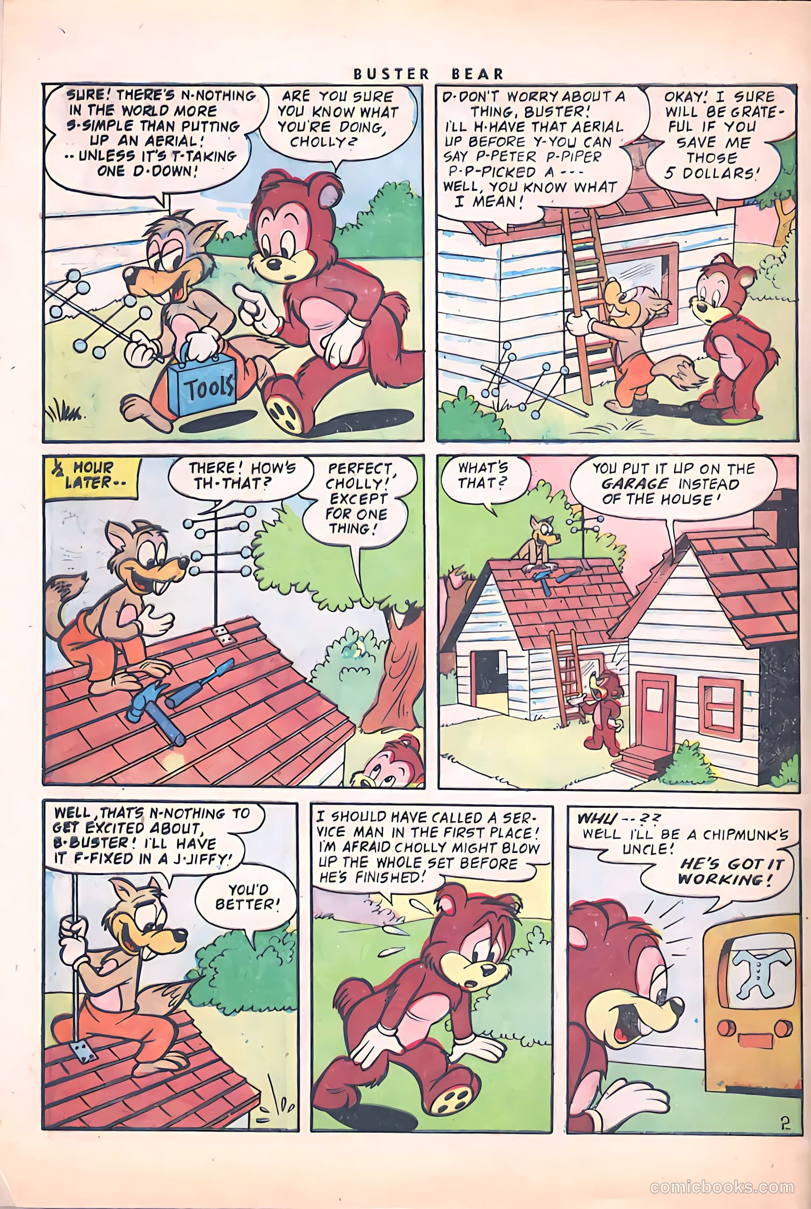 Buster Bear #7 (1954) — page 4 of 36