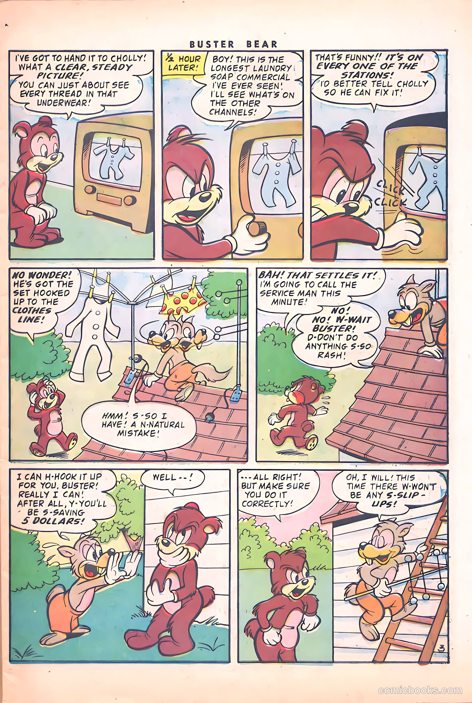 Buster Bear #7 (1954) — page 5 of 36