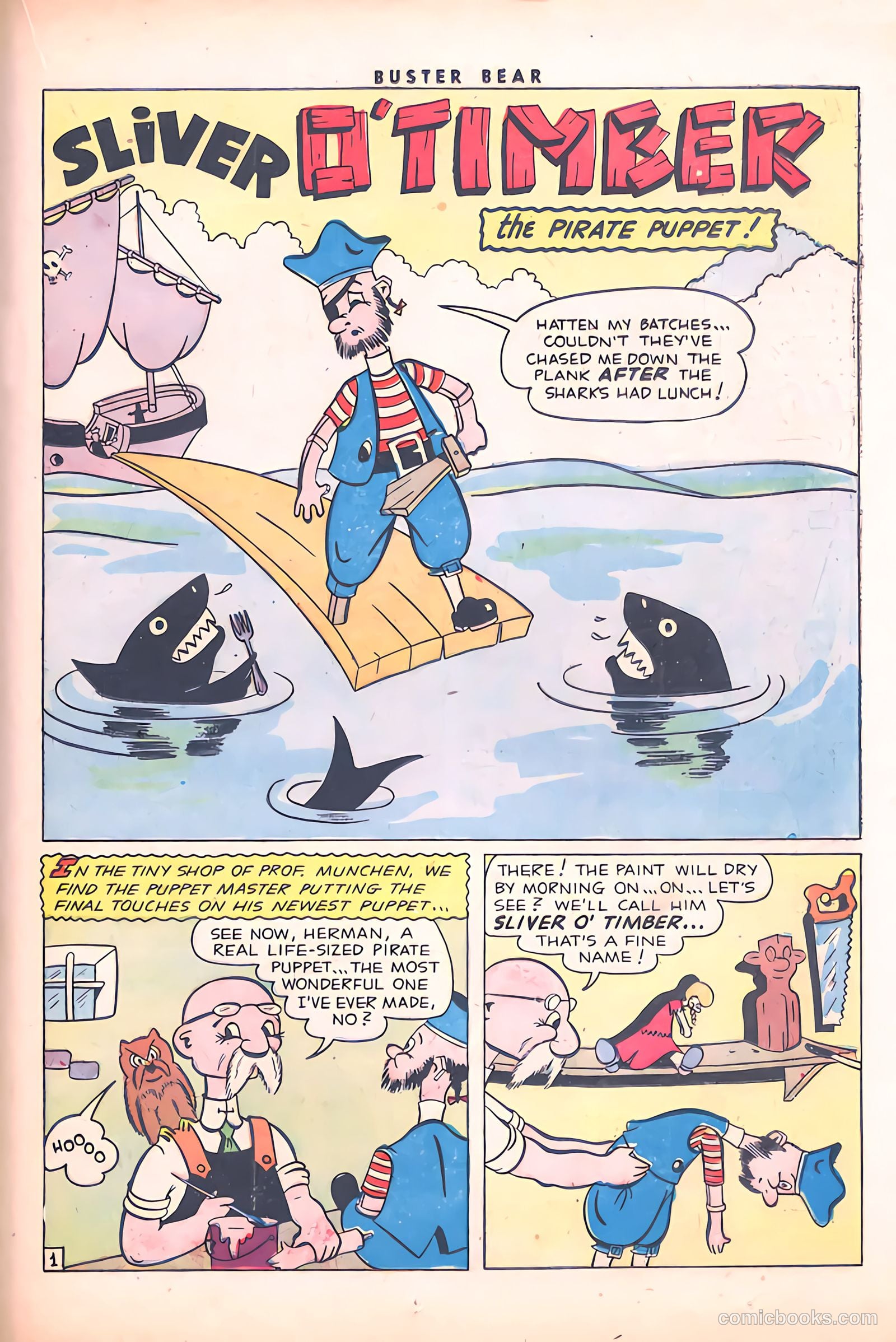 Buster Bear #7 (1954) — page 19 of 36