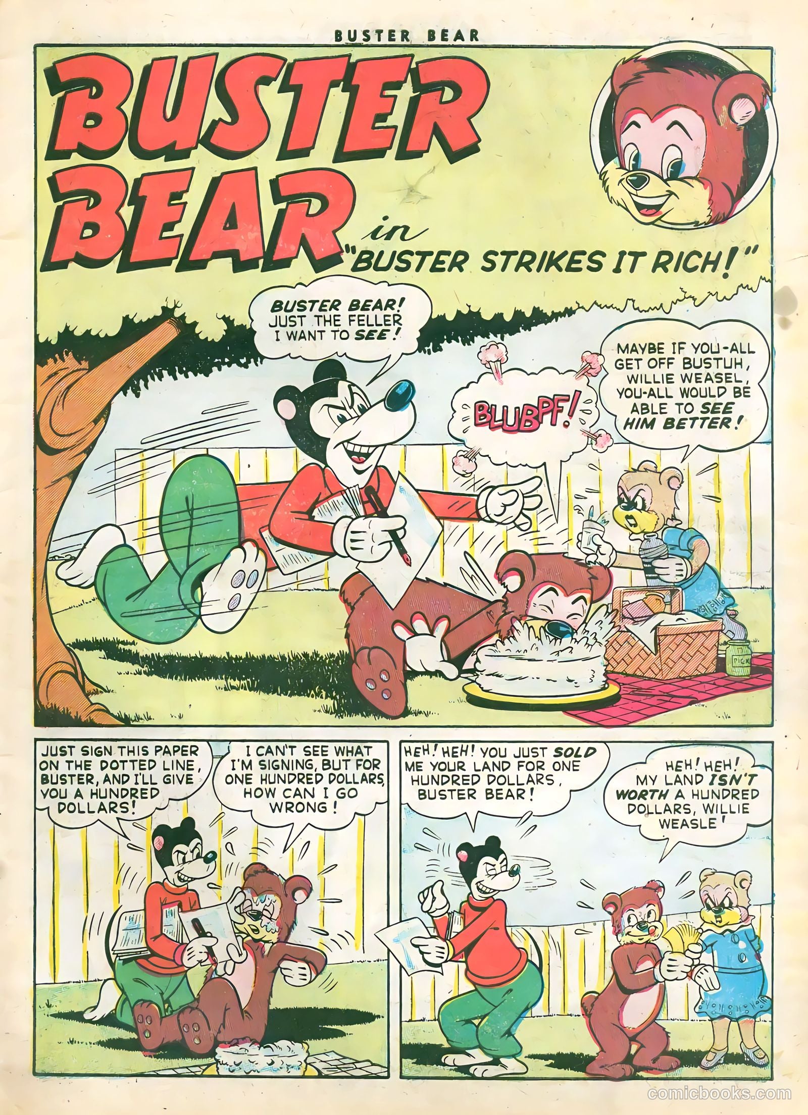 Buster Bear #8 (1955) — page 3 of 36