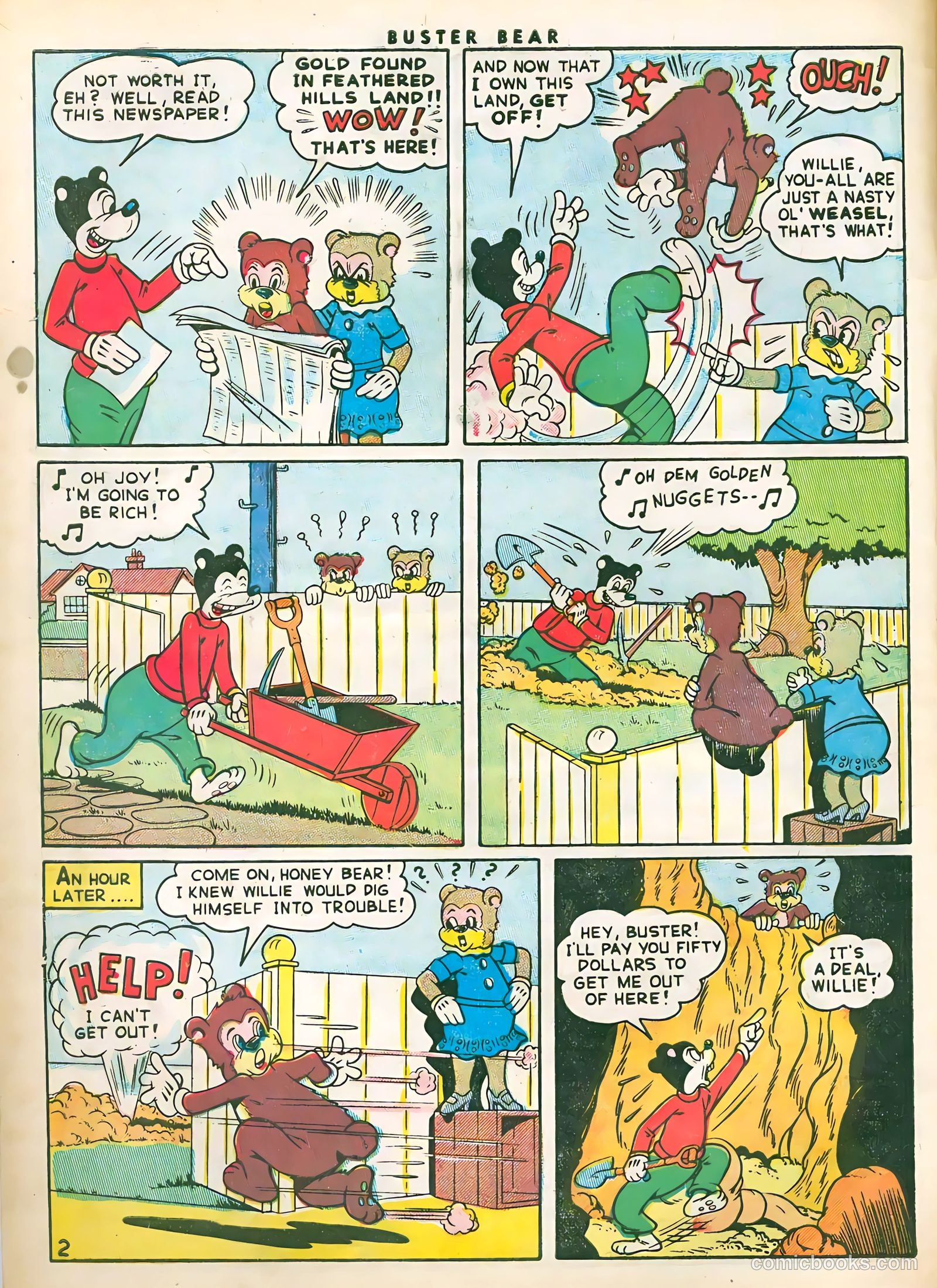 Buster Bear #8 (1955) — page 4 of 36