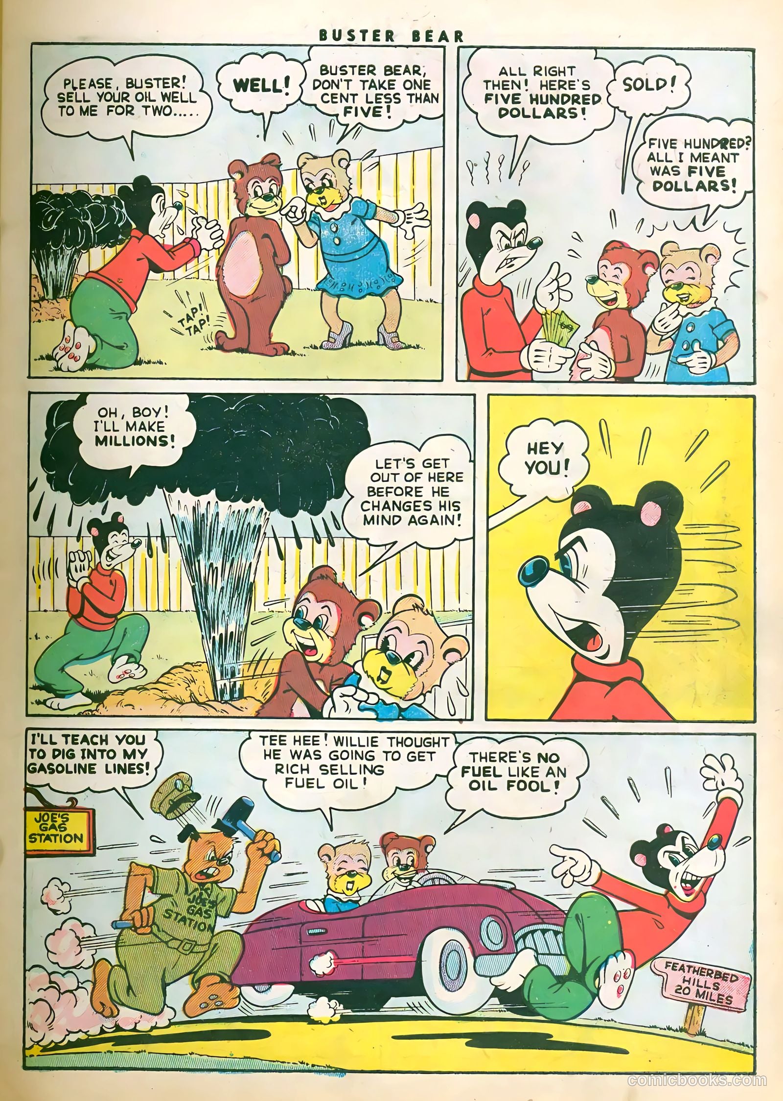 Buster Bear #8 (1955) — page 7 of 36
