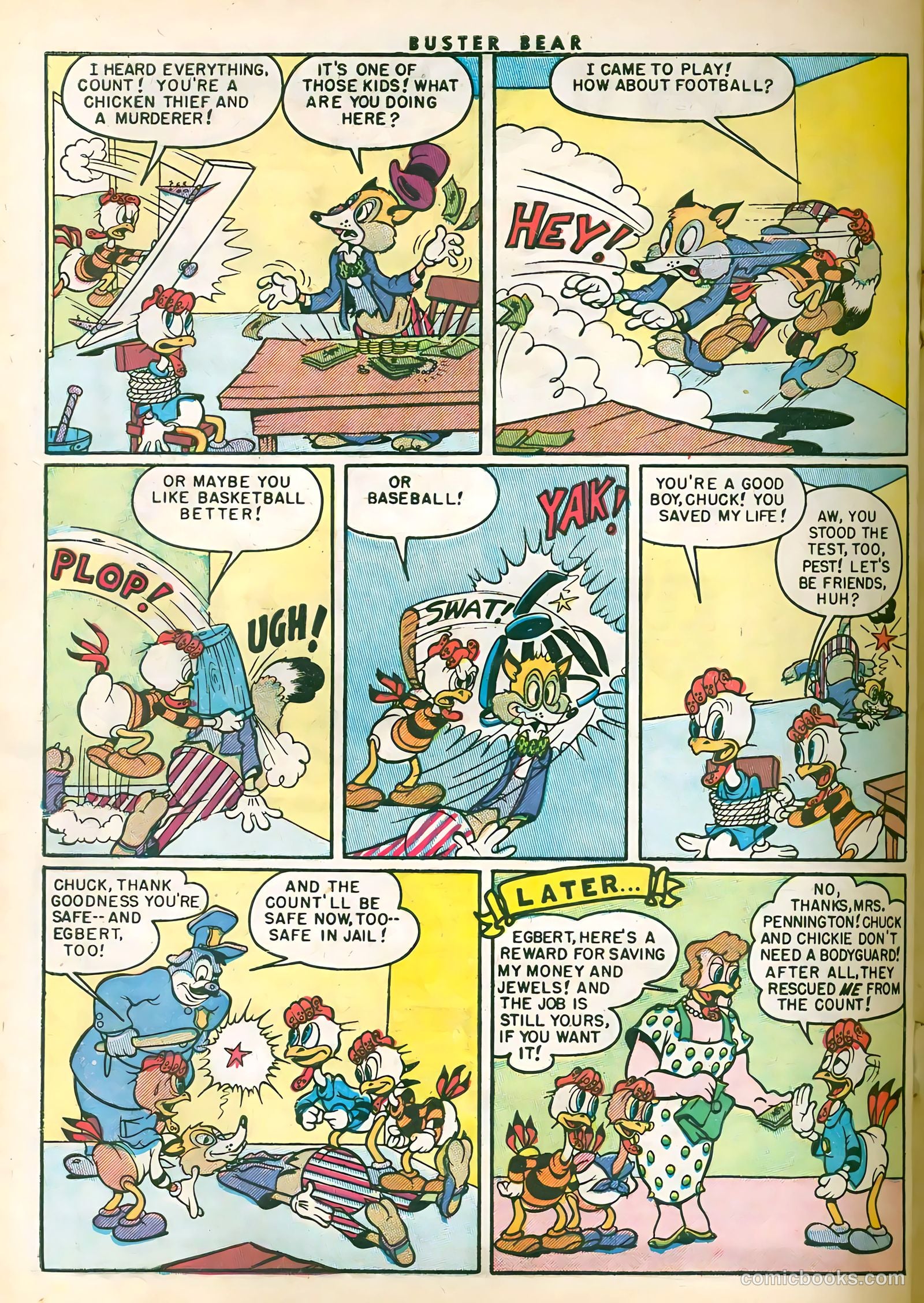 Buster Bear #8 (1955) — page 32 of 36