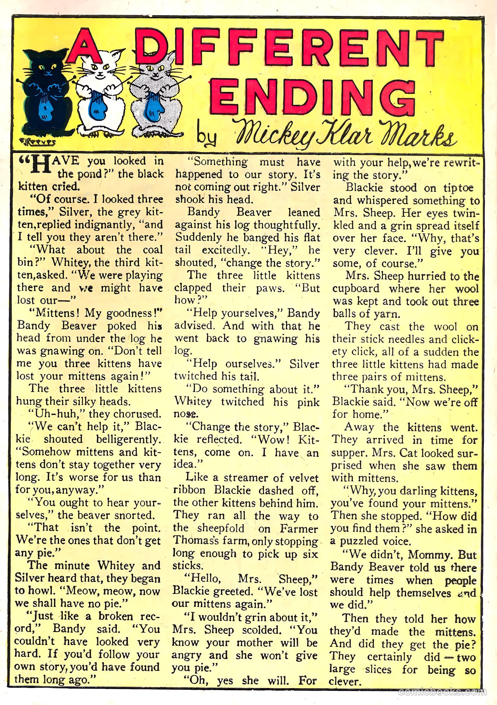 Buster Bear #9 (1958) — page 33 of 36