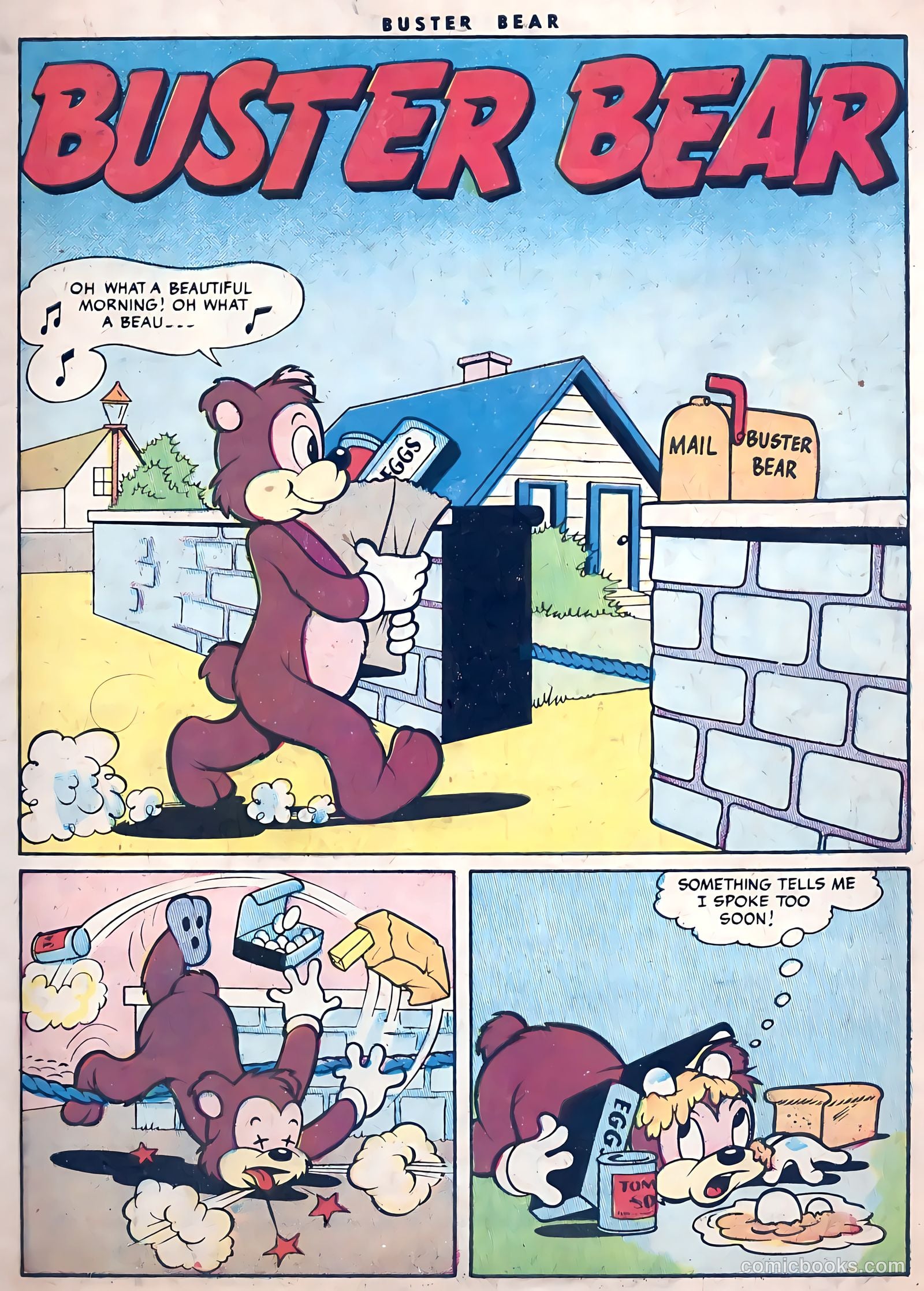 Buster Bear #9 (1955) — page 3 of 36