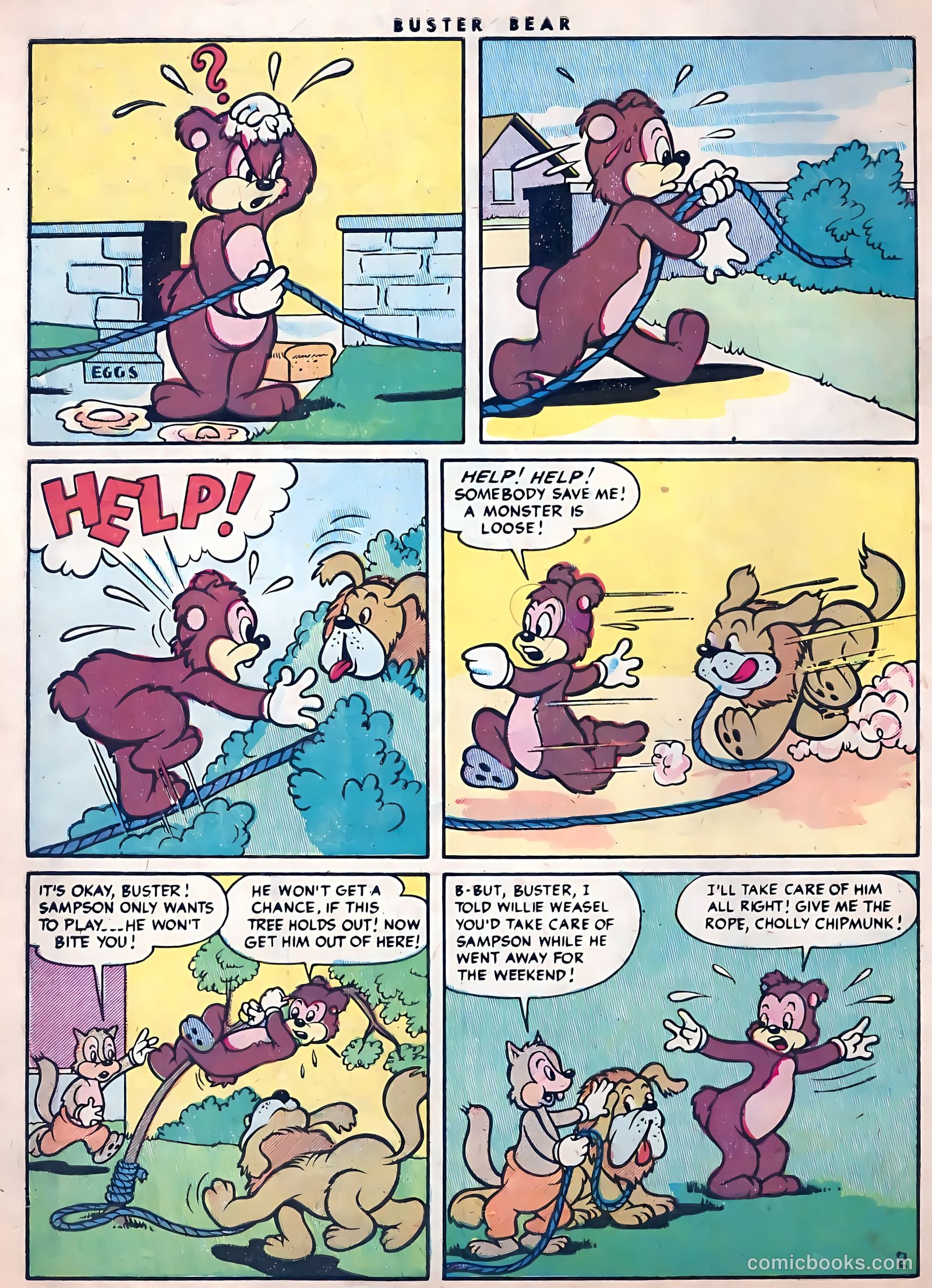 Buster Bear #9 (1955) — page 4 of 36