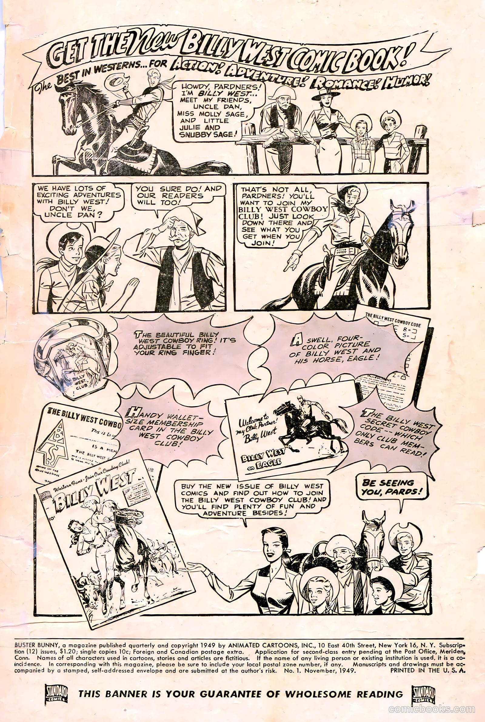 Buster Bunny #1 (1949) — page 3 of 36