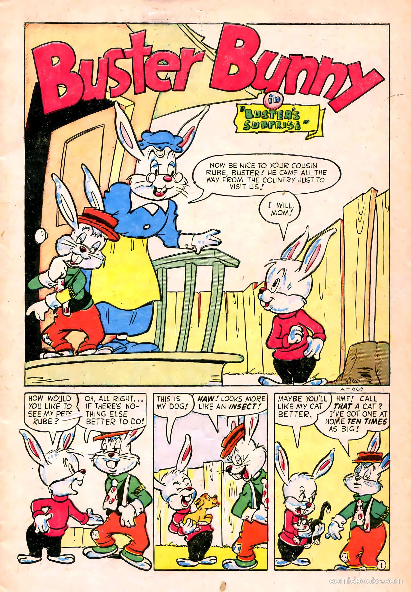 Buster Bunny #1 (1949) — page 4 of 36