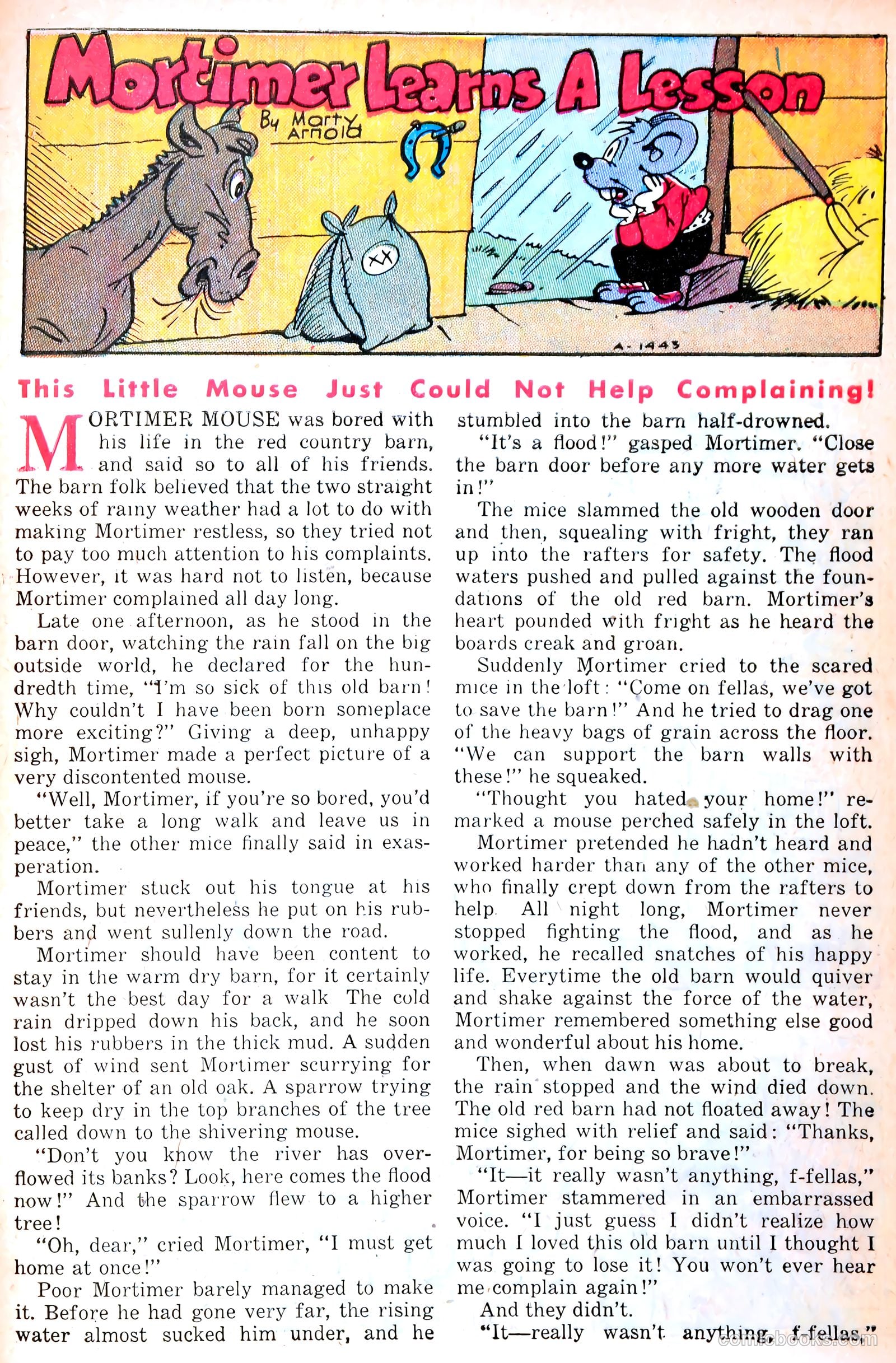 Buster Bunny #10 (1951) — page 31 of 37
