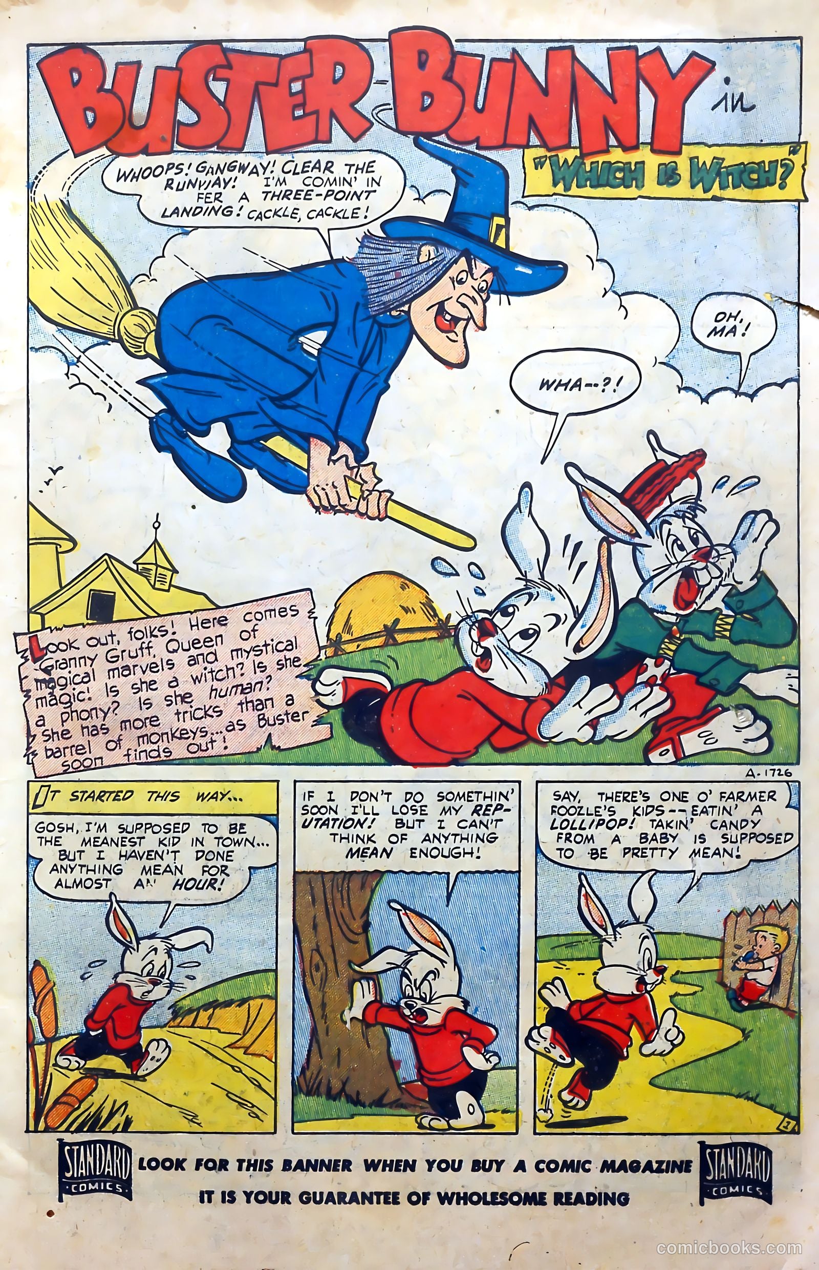 Buster Bunny #14 (1953) — page 3 of 36