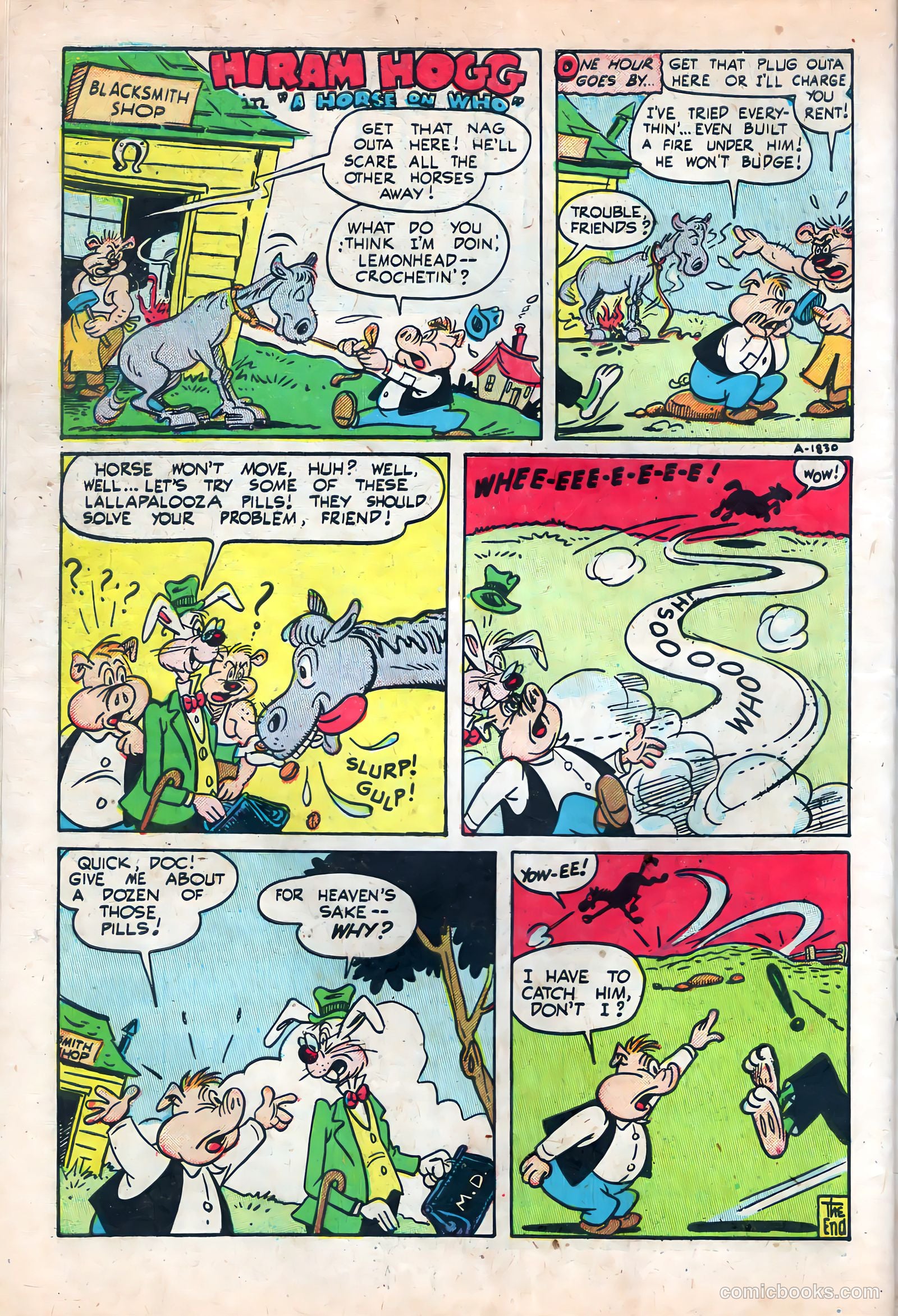 Buster Bunny #15 (1953) — page 34 of 36