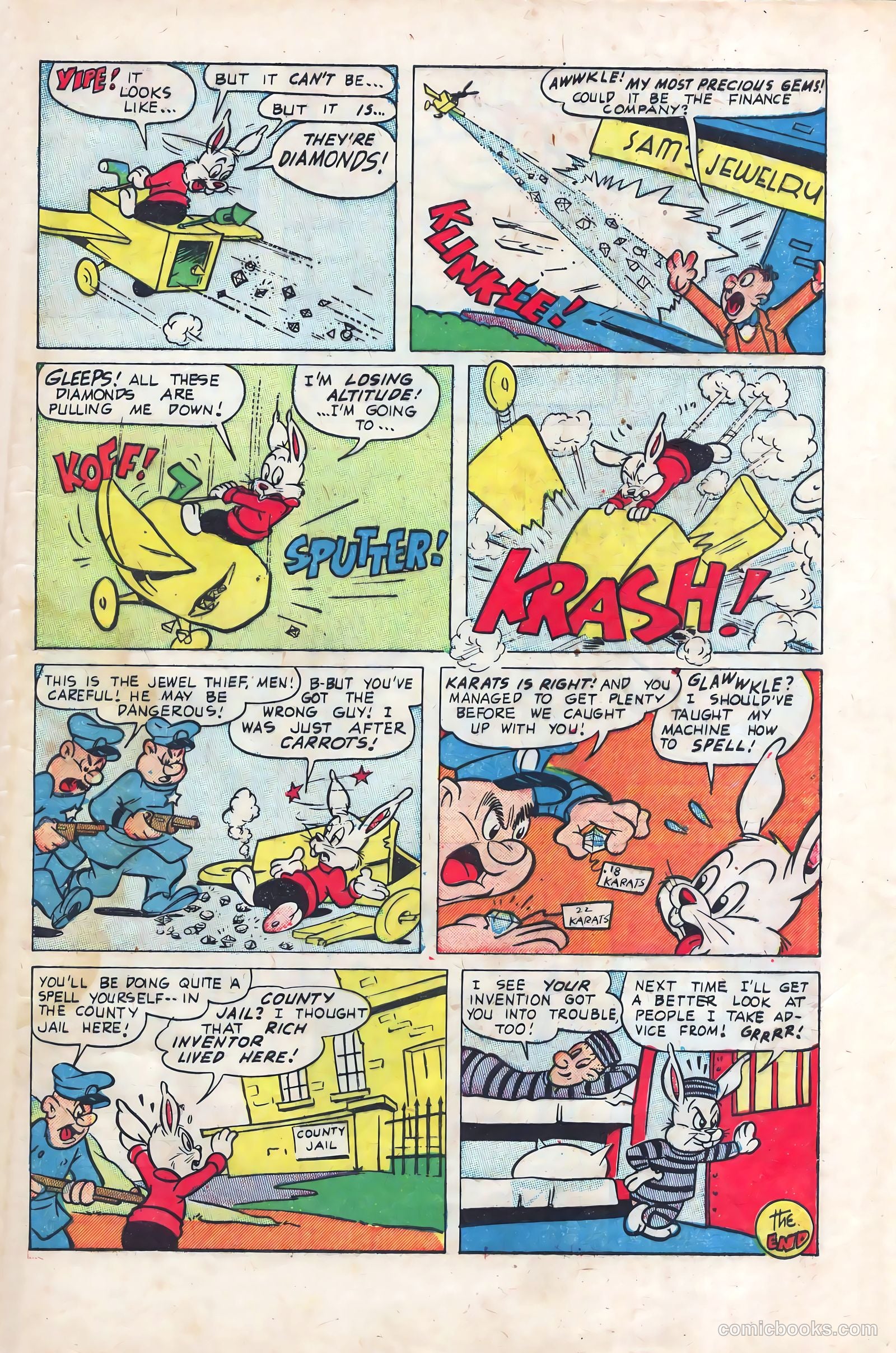 Buster Bunny #16 (1953) — page 33 of 36