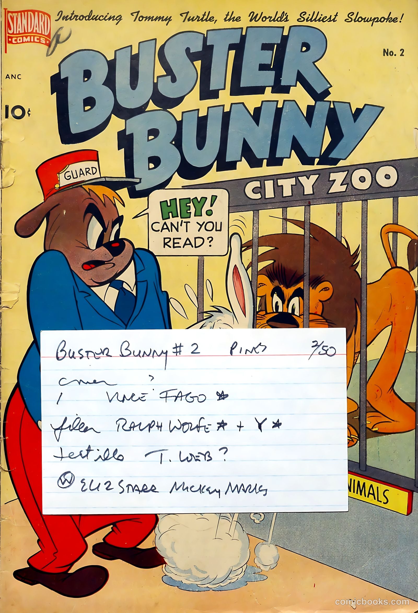 Buster Bunny #2 (1950) — page 37 of 37