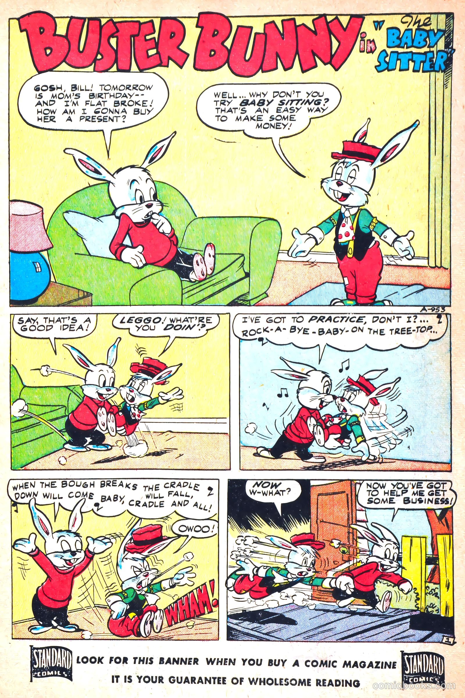 Buster Bunny #4 (1950) — page 3 of 36