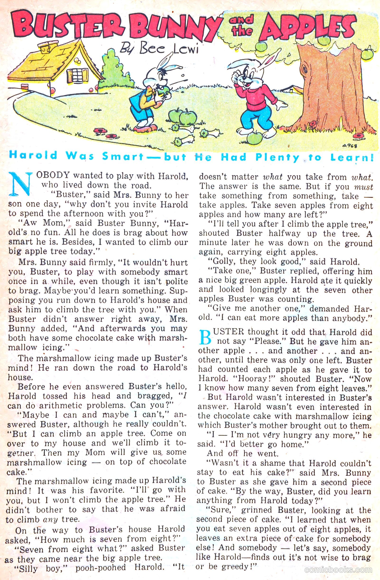 Buster Bunny #4 (1950) — page 32 of 36