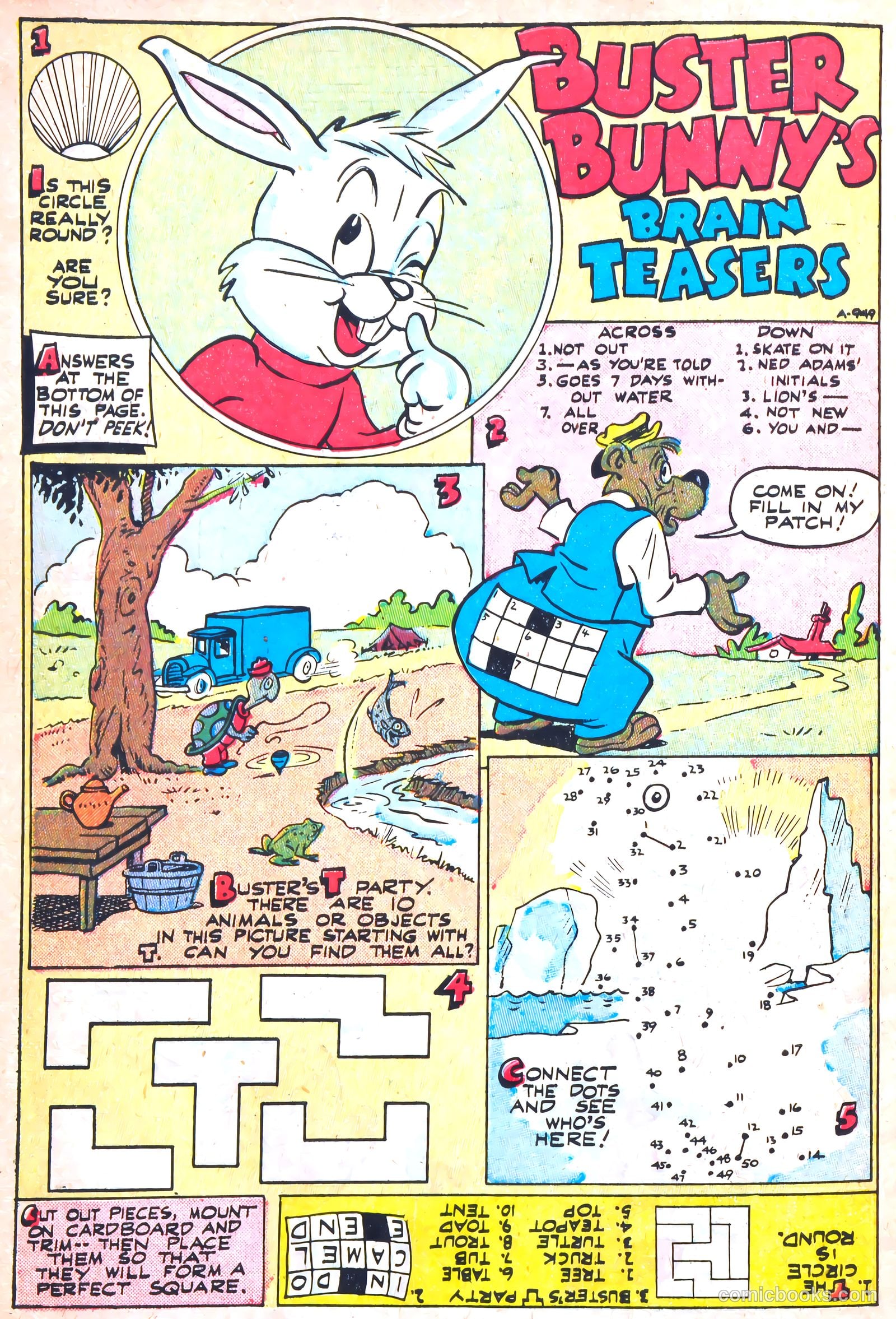 Buster Bunny #4 (1950) — page 34 of 36