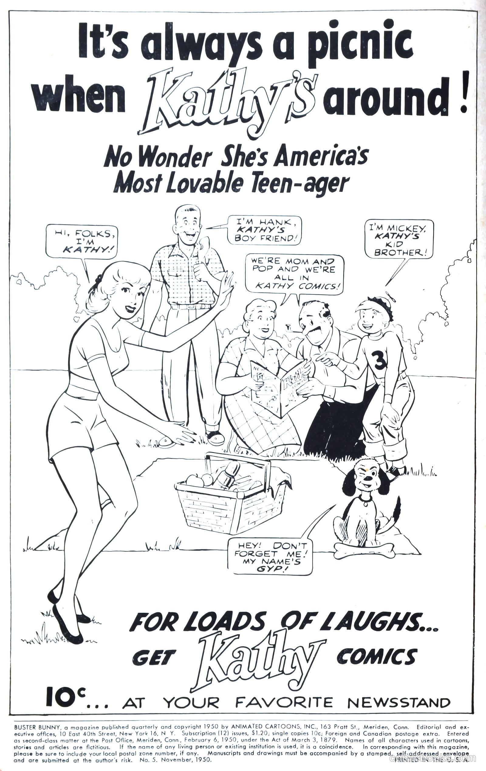 Buster Bunny #5 (1950) — page 2 of 36