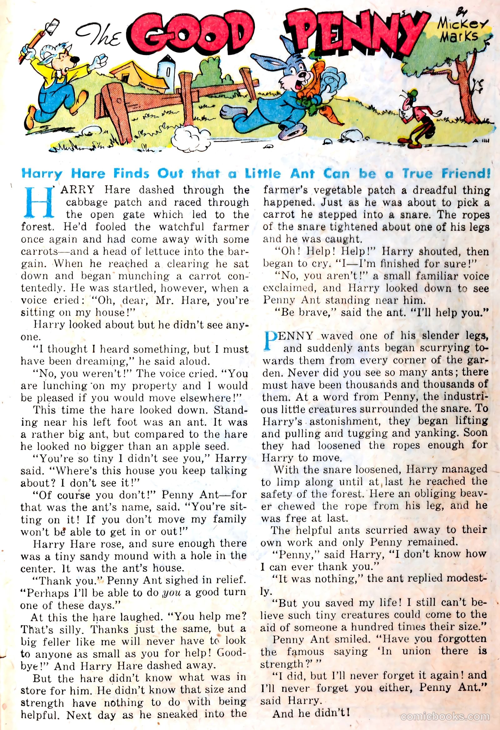 Buster Bunny #6 (1951) — page 33 of 36