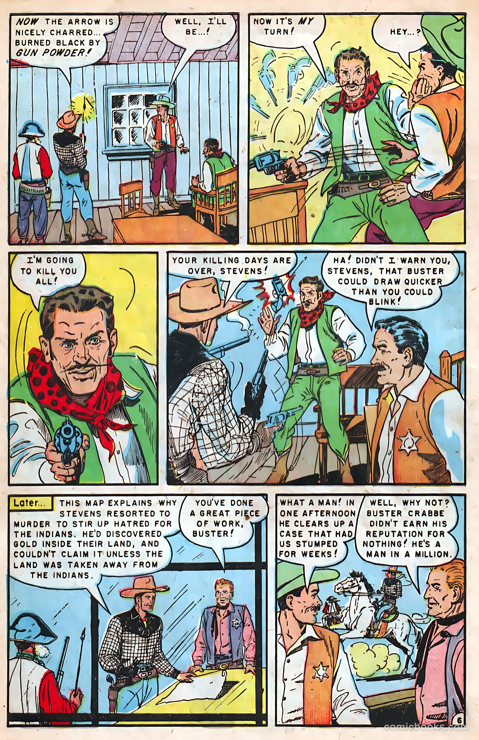 Buster Crabbe #1 (1951) — page 28 of 37
