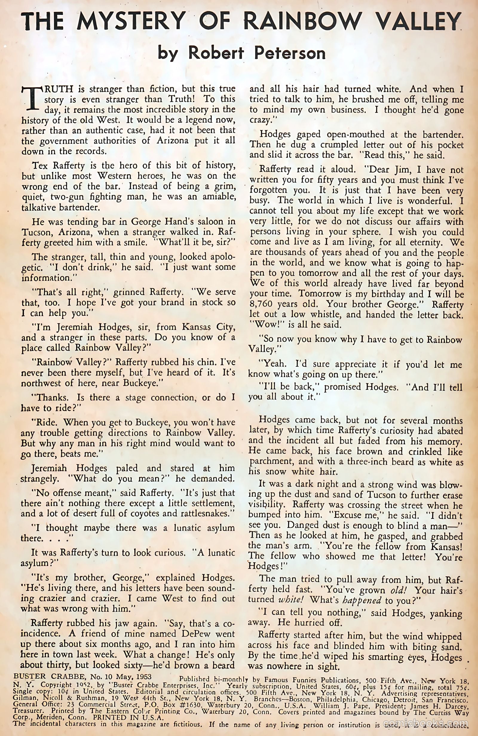 Buster Crabbe #10 (1953) — page 2 of 37