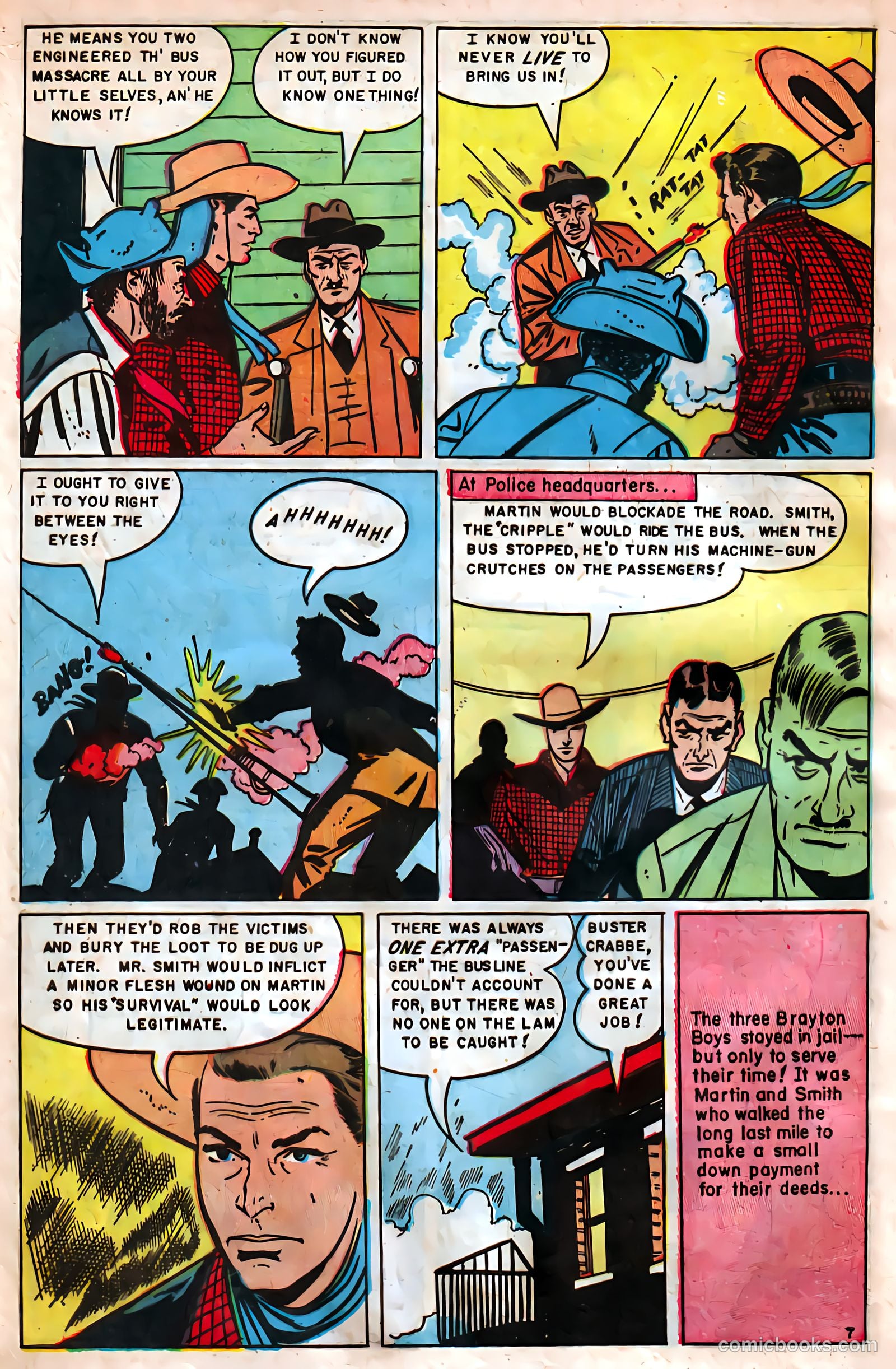 Buster Crabbe #12 (1953) — page 32 of 36