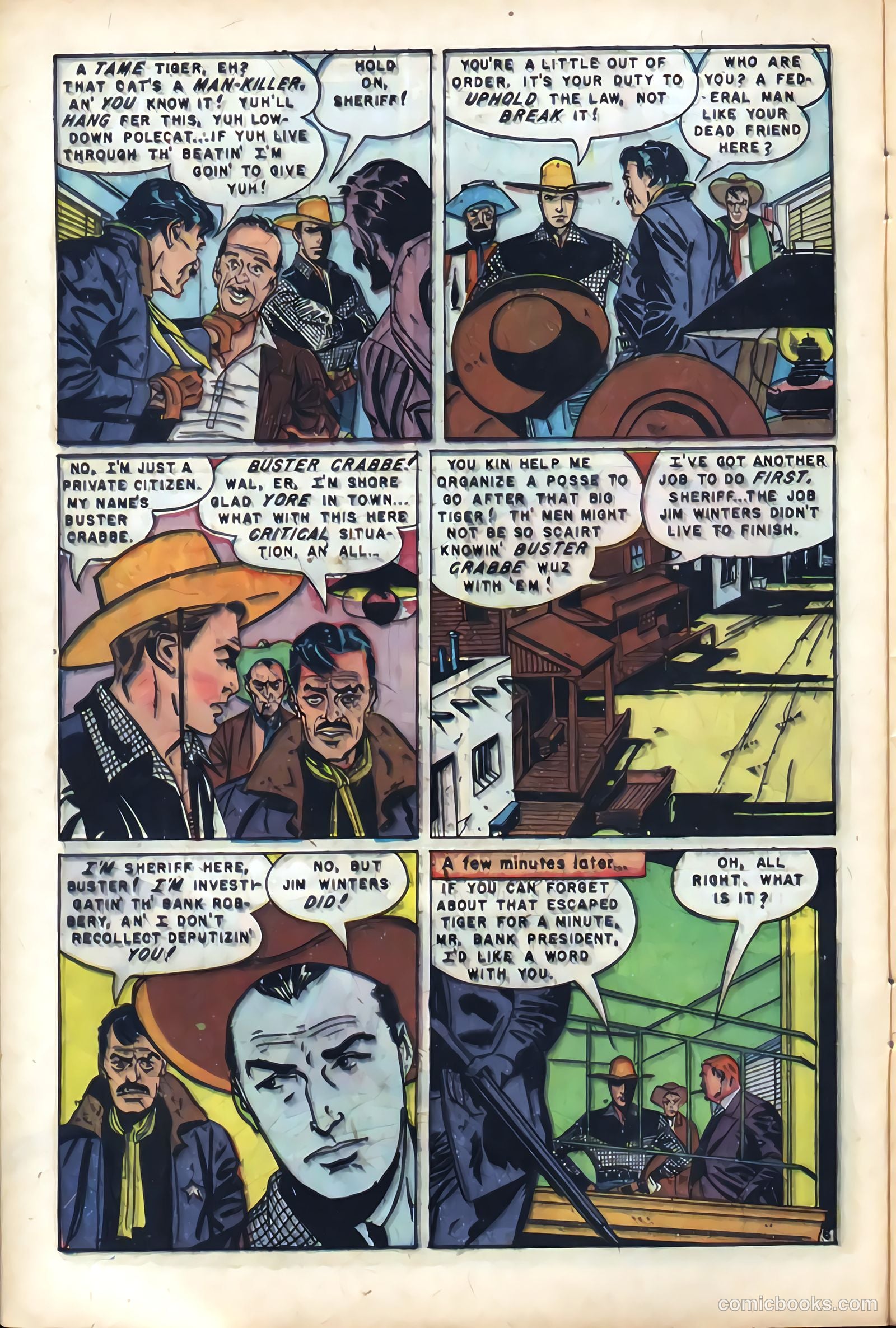 Buster Crabbe #3 (1952) — page 8 of 36
