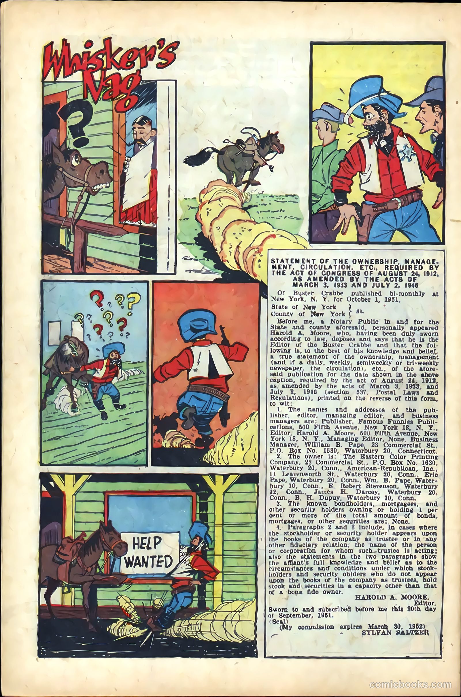Buster Crabbe #3 (1952) — page 34 of 36