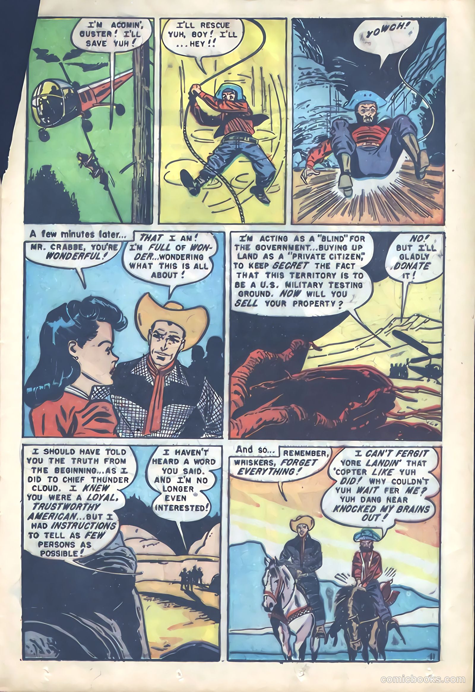Buster Crabbe #4 (1952) — page 21 of 36