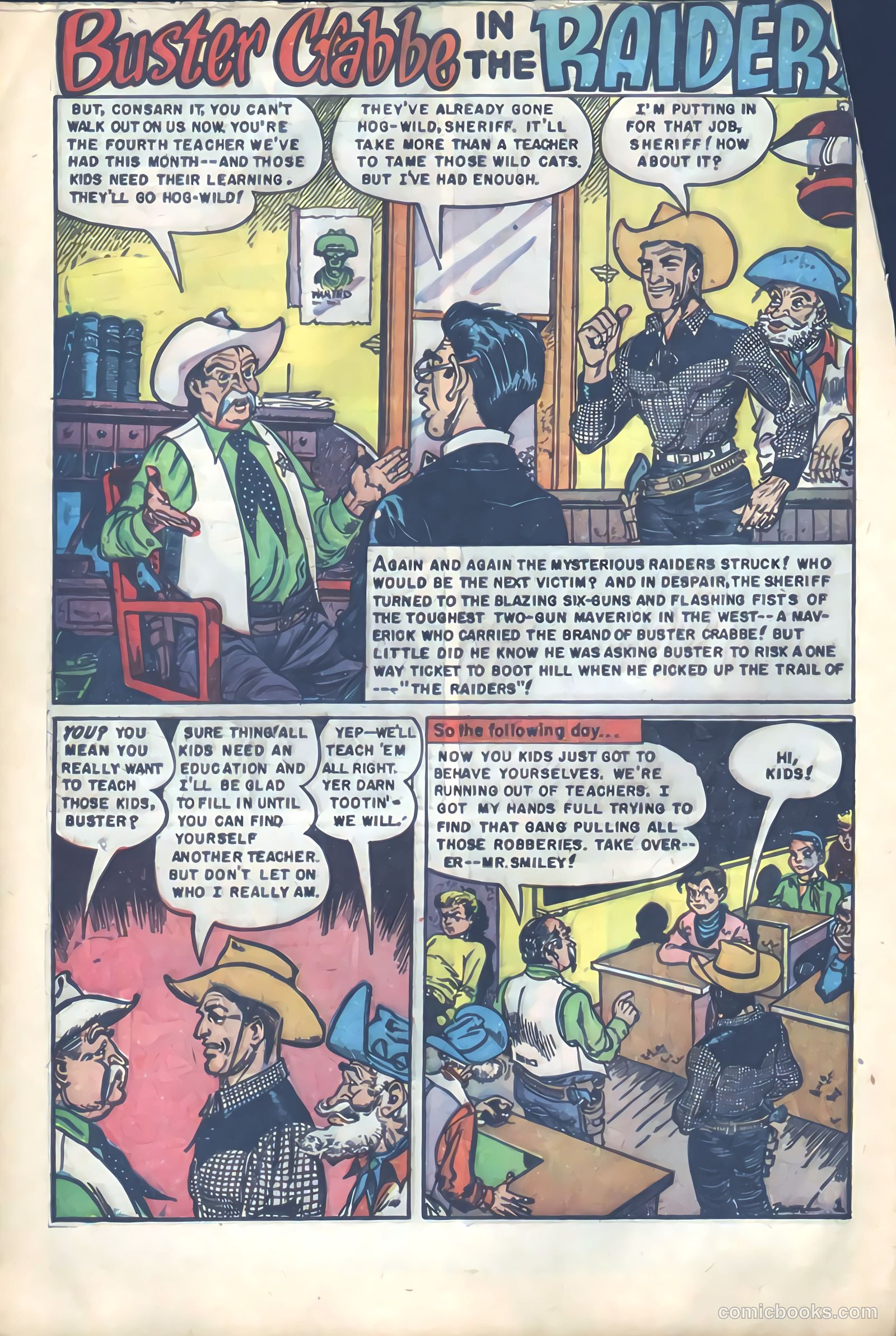 Buster Crabbe #4 (1952) — page 28 of 36