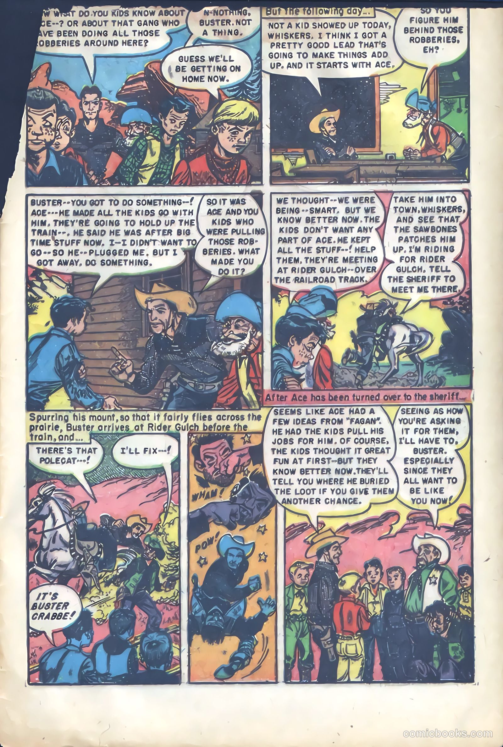 Buster Crabbe #4 (1952) — page 33 of 36