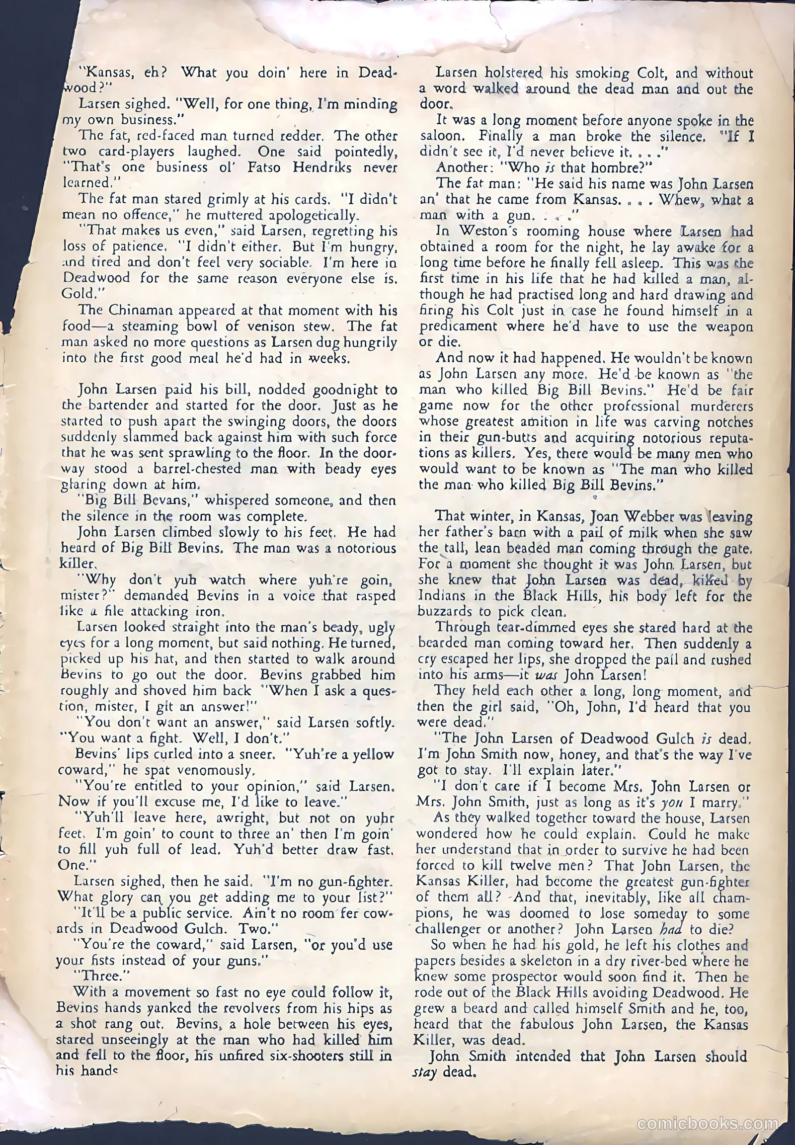 Buster Crabbe #4 (1952) — page 35 of 36