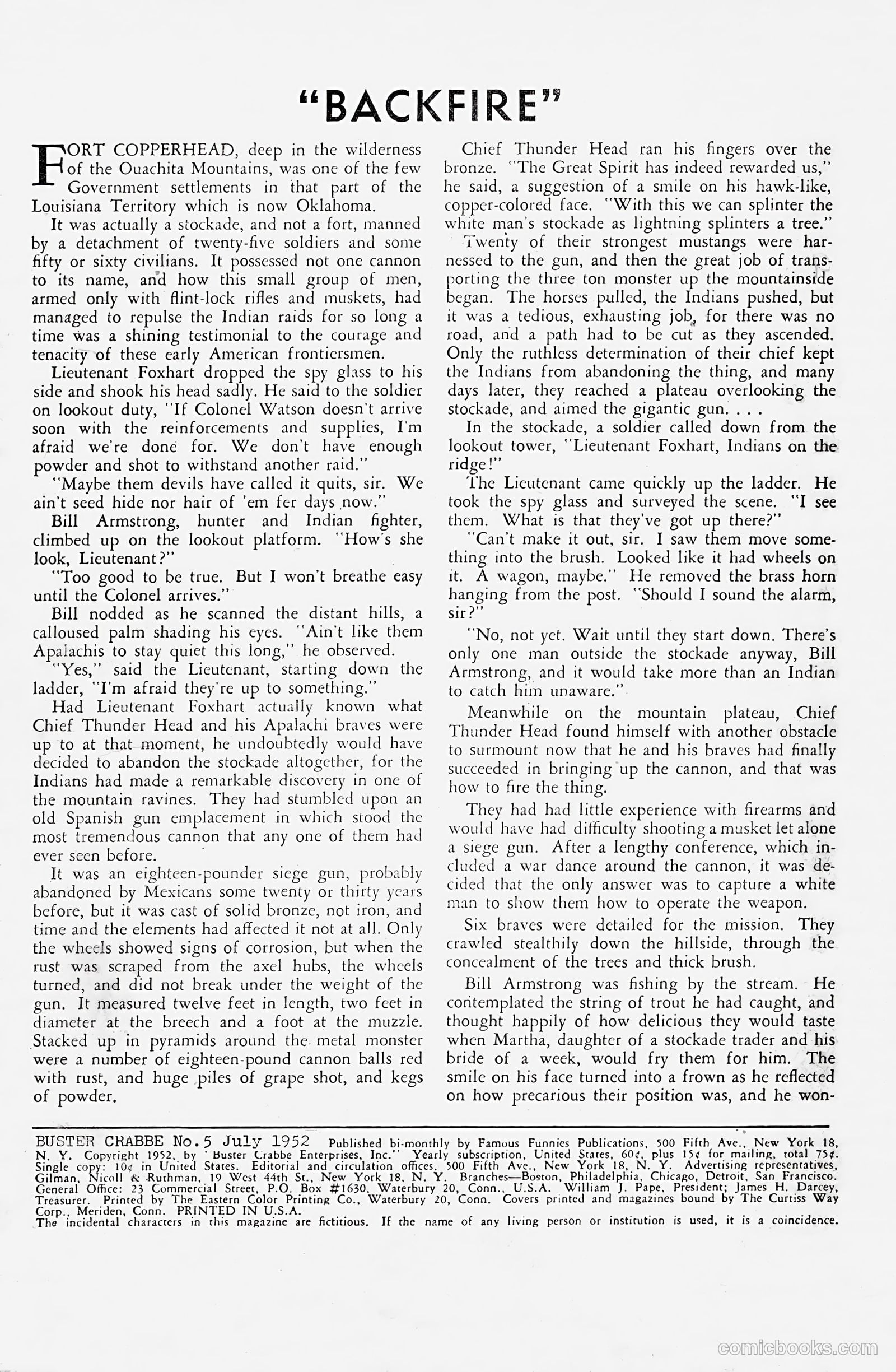 Buster Crabbe #5 (1952) — page 2 of 36