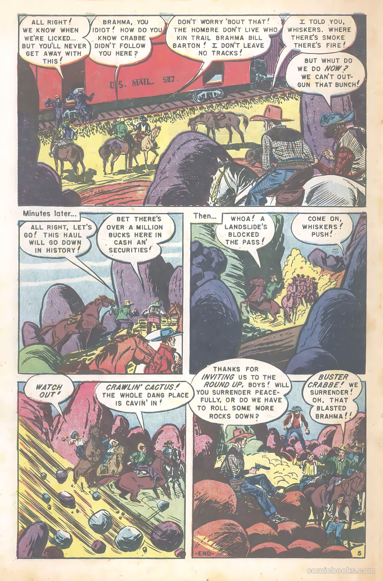Buster Crabbe #5 (1952) — page 34 of 36