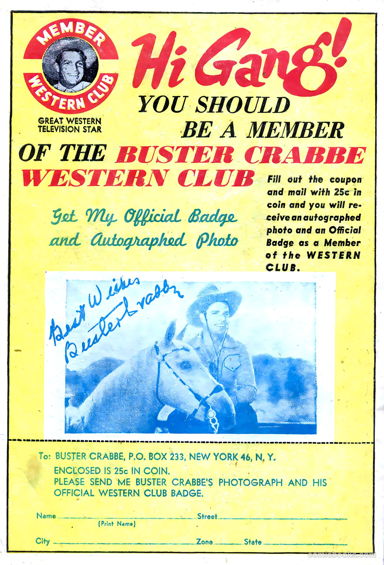 Buster Crabbe #6 (1952) — page 34 of 36