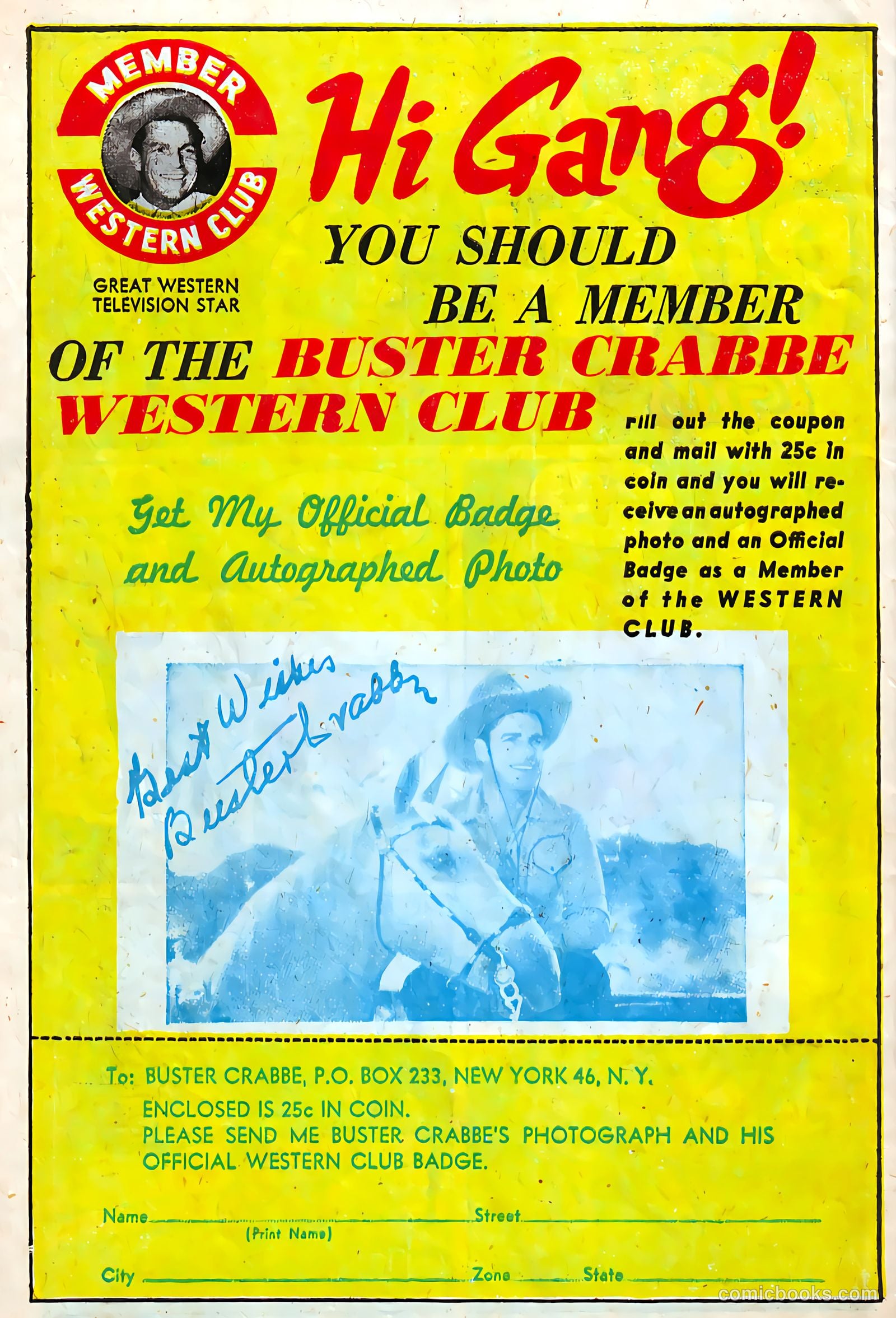 Buster Crabbe #7 (1952) — page 34 of 36