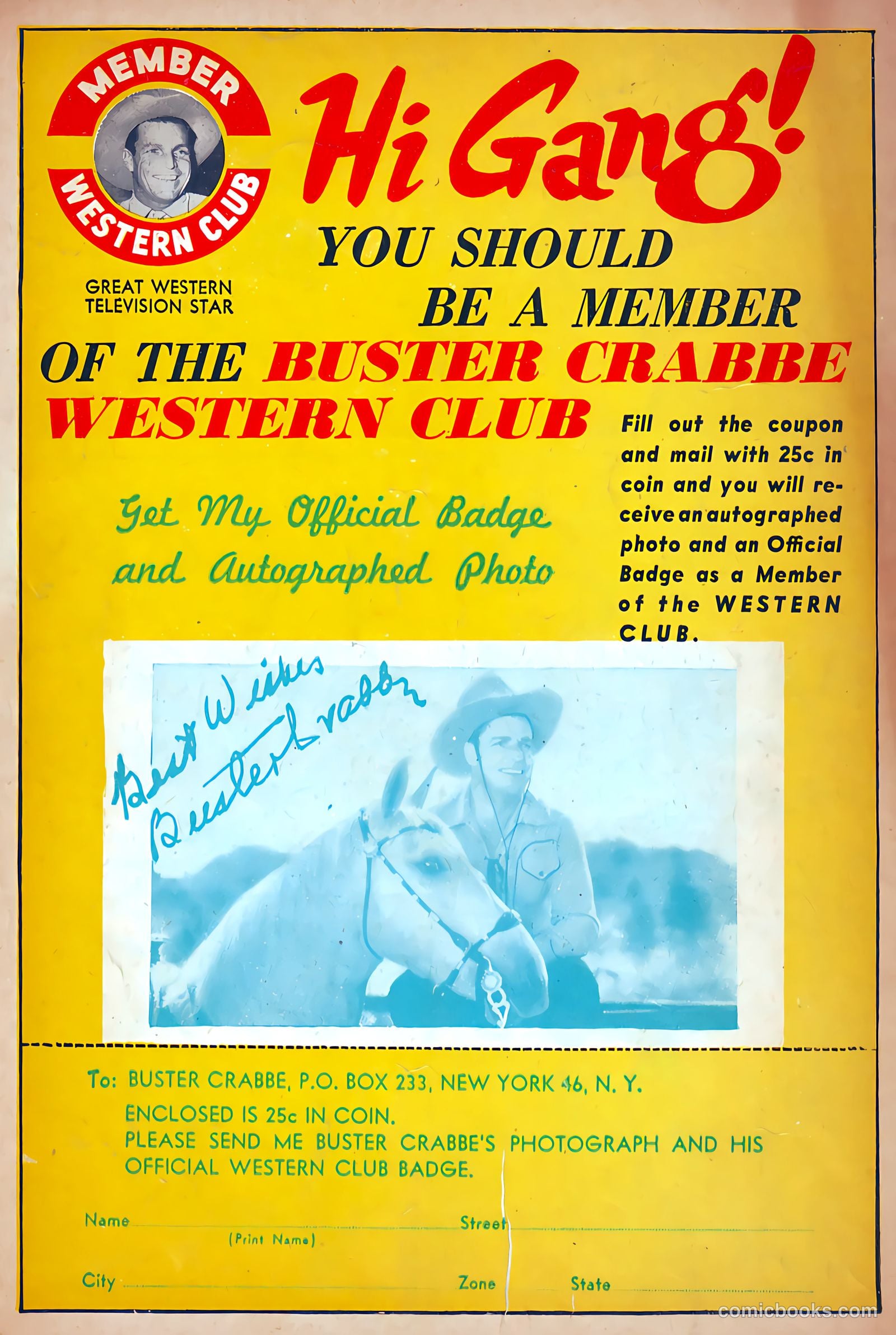 Buster Crabbe #8 (1953) — page 36 of 36