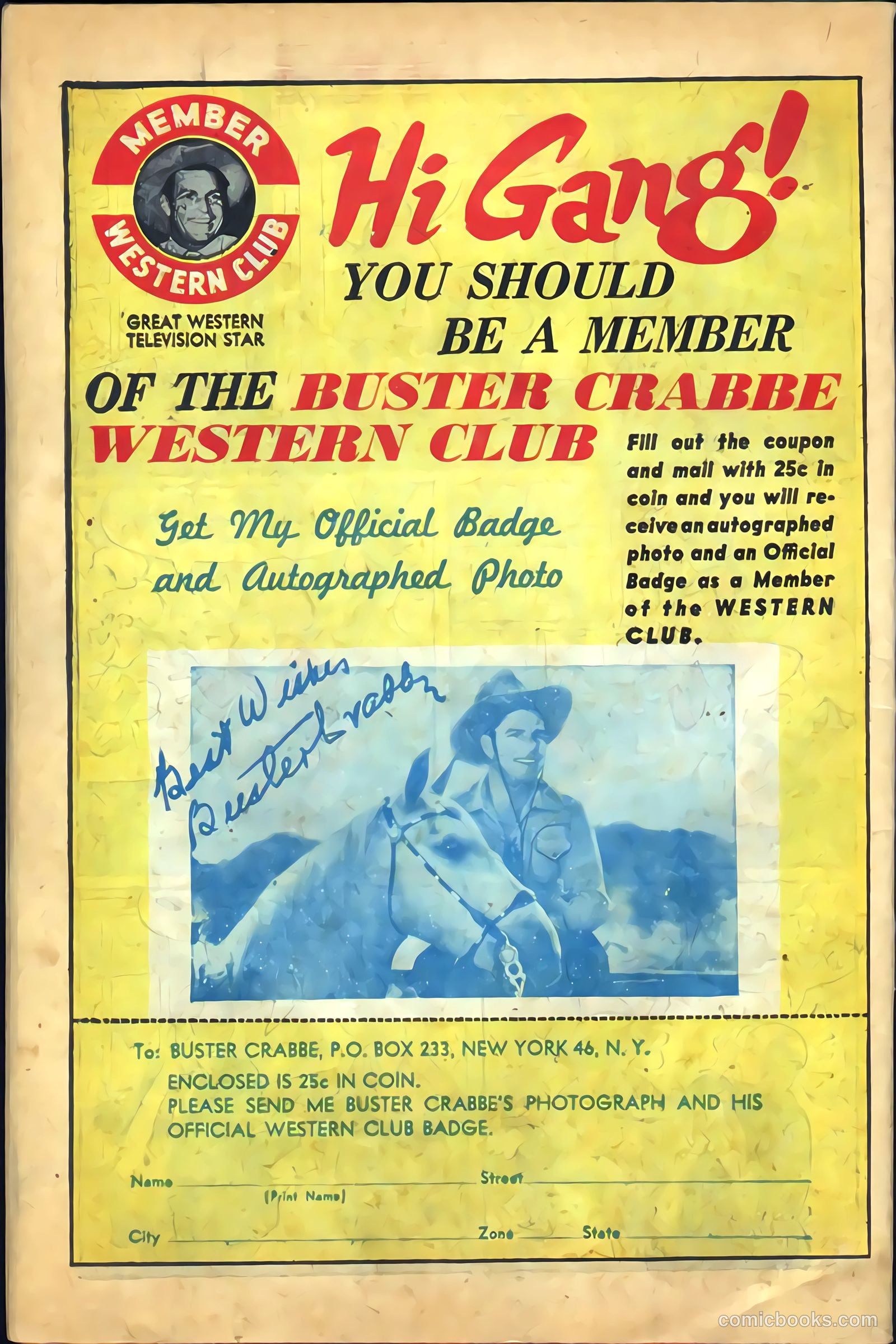 Buster Crabbe #9 (1953) — page 34 of 36