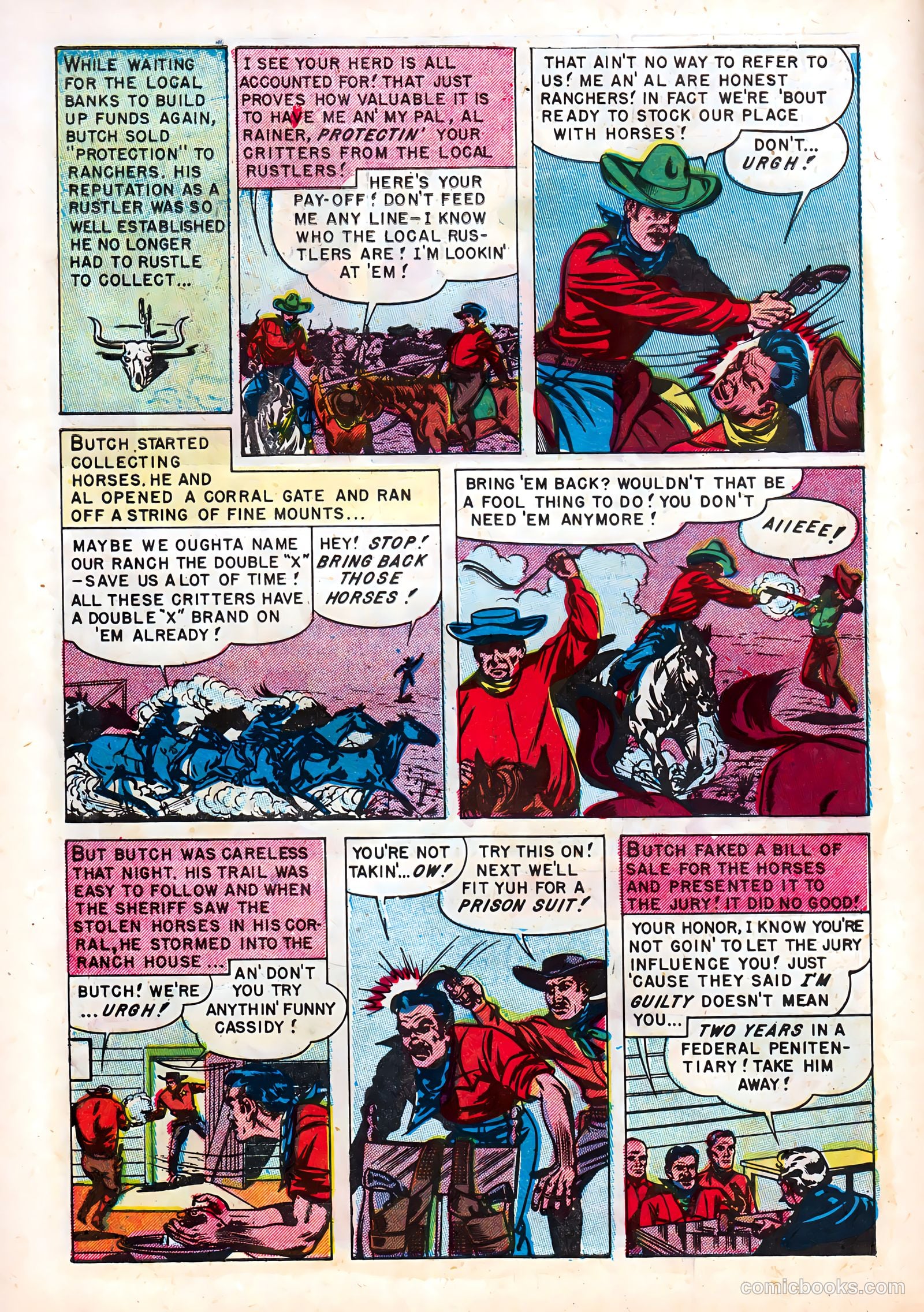 Butch Cassidy #1 (1951) — page 6 of 36